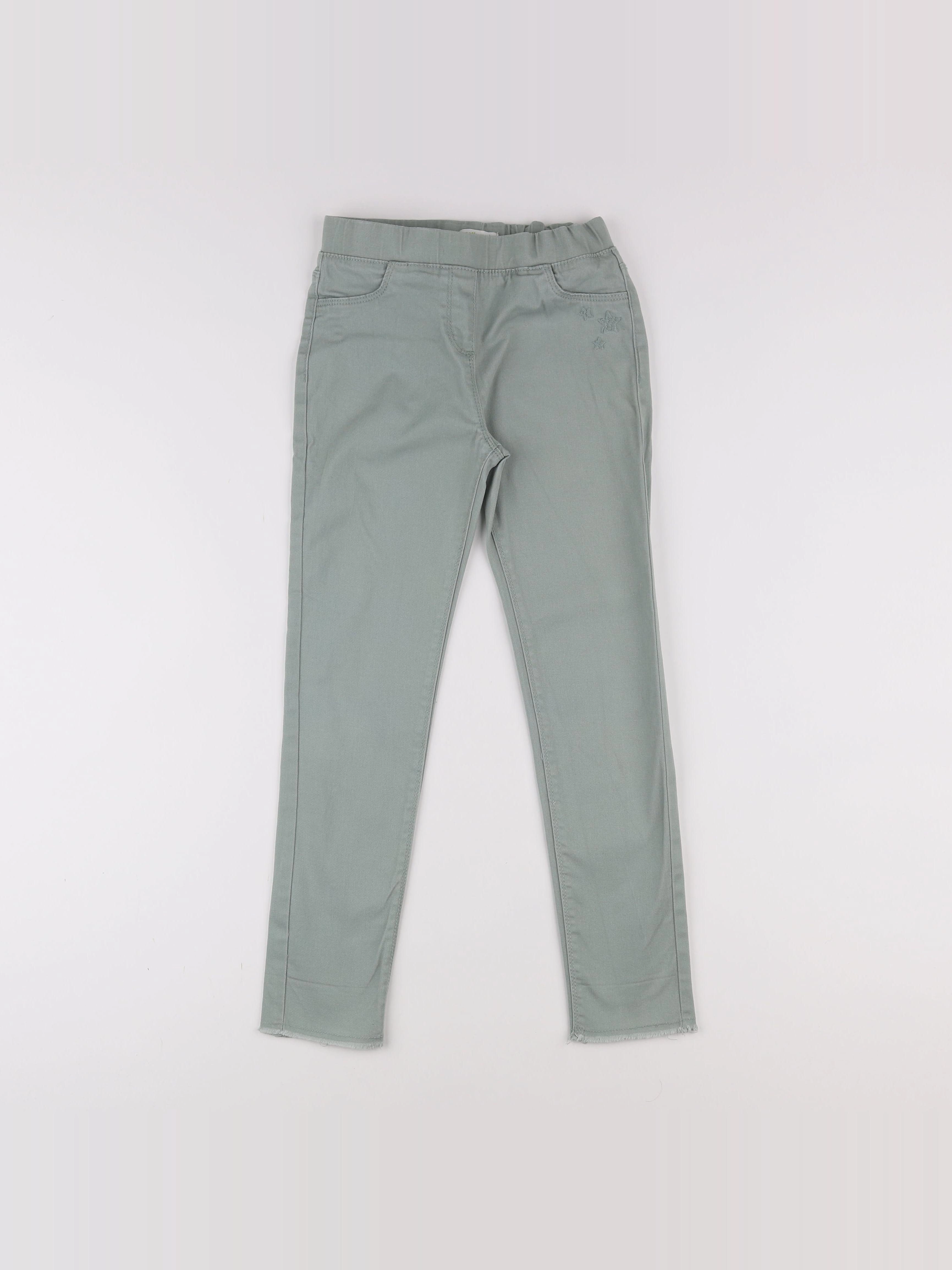 Vertbaudet - jegging vert - 9 ans