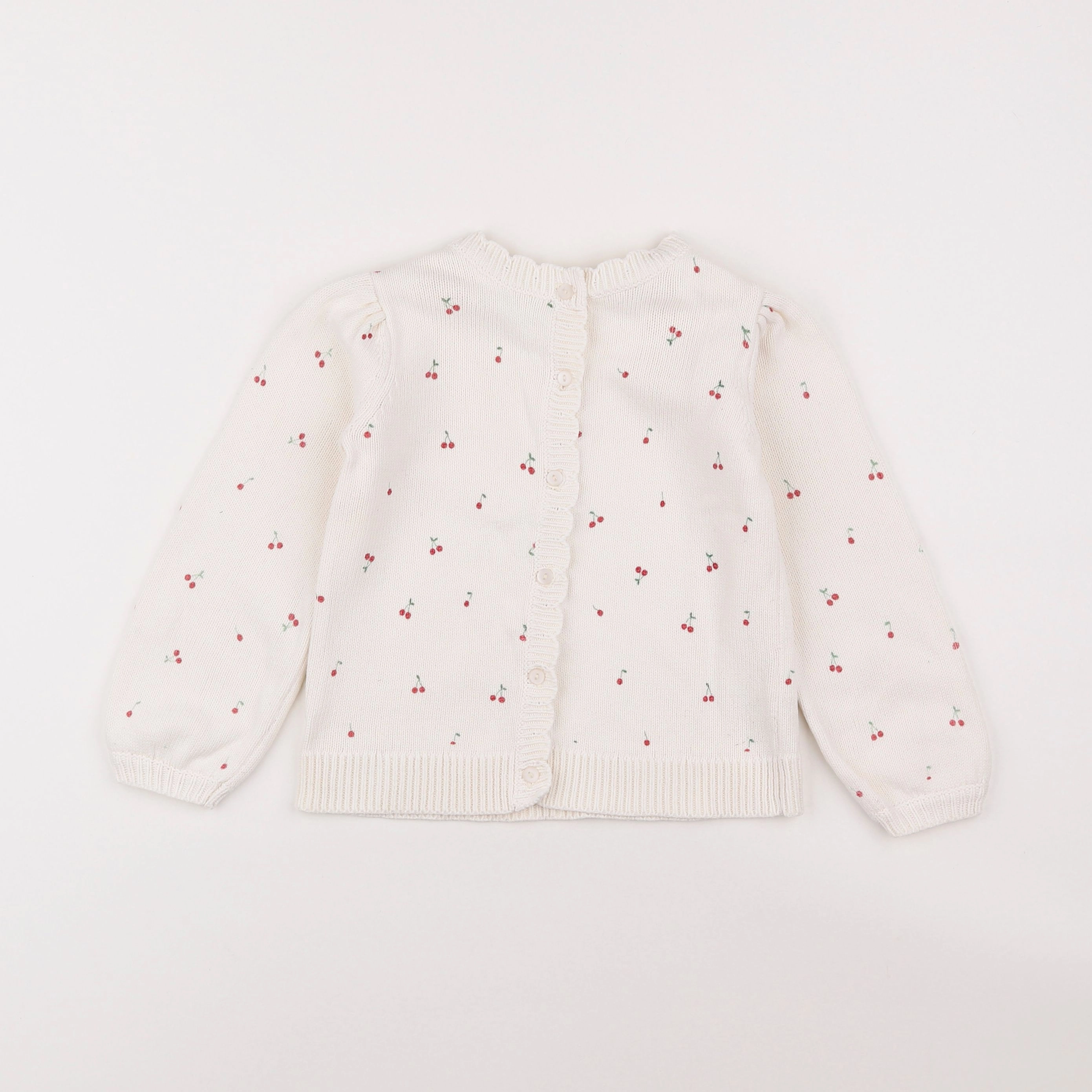 Vertbaudet - gilet blanc - 5 ans