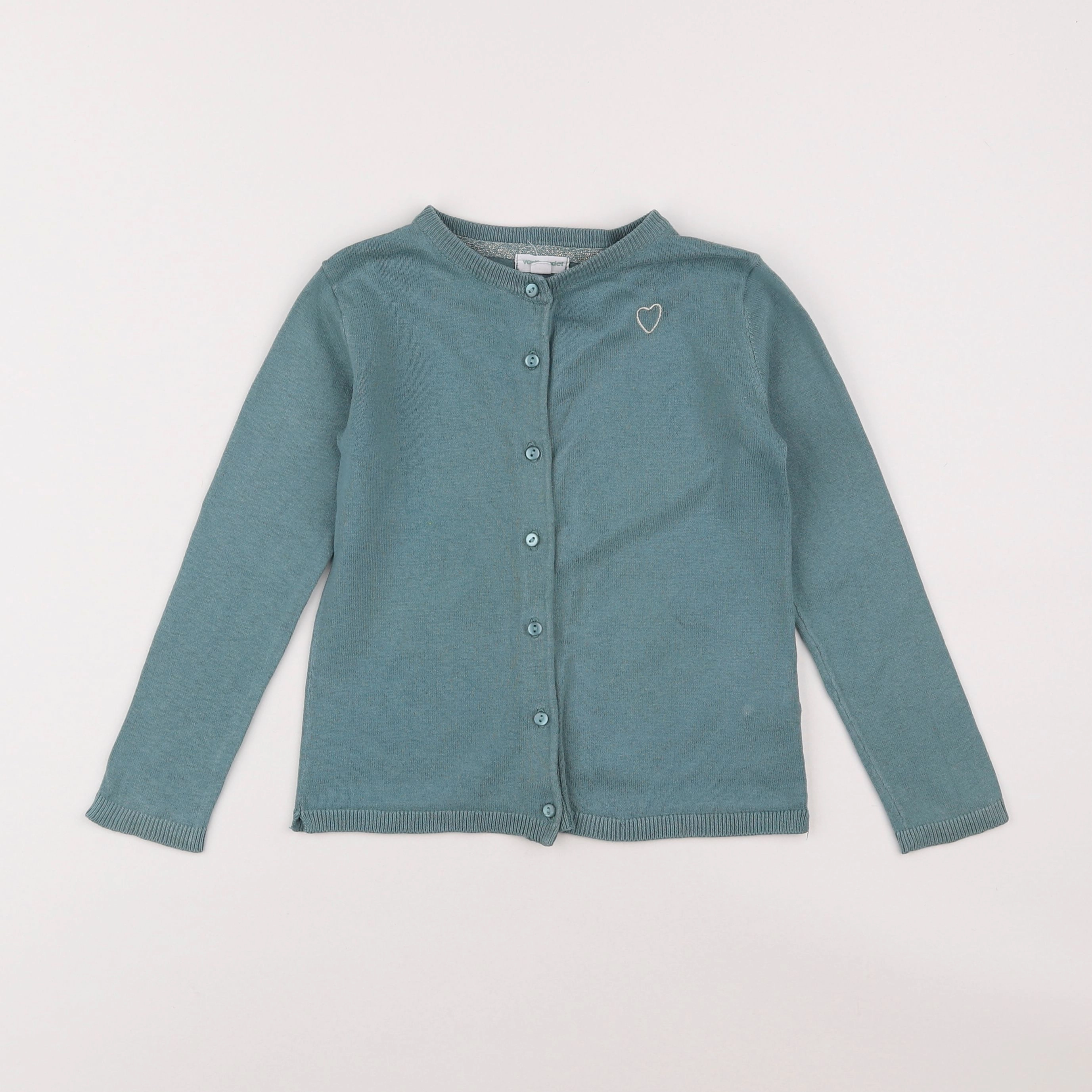 Vertbaudet - gilet vert - 5 ans