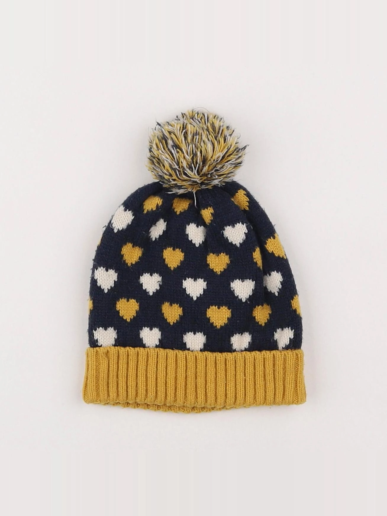 Vertbaudet - bonnet jaune - 2 ans