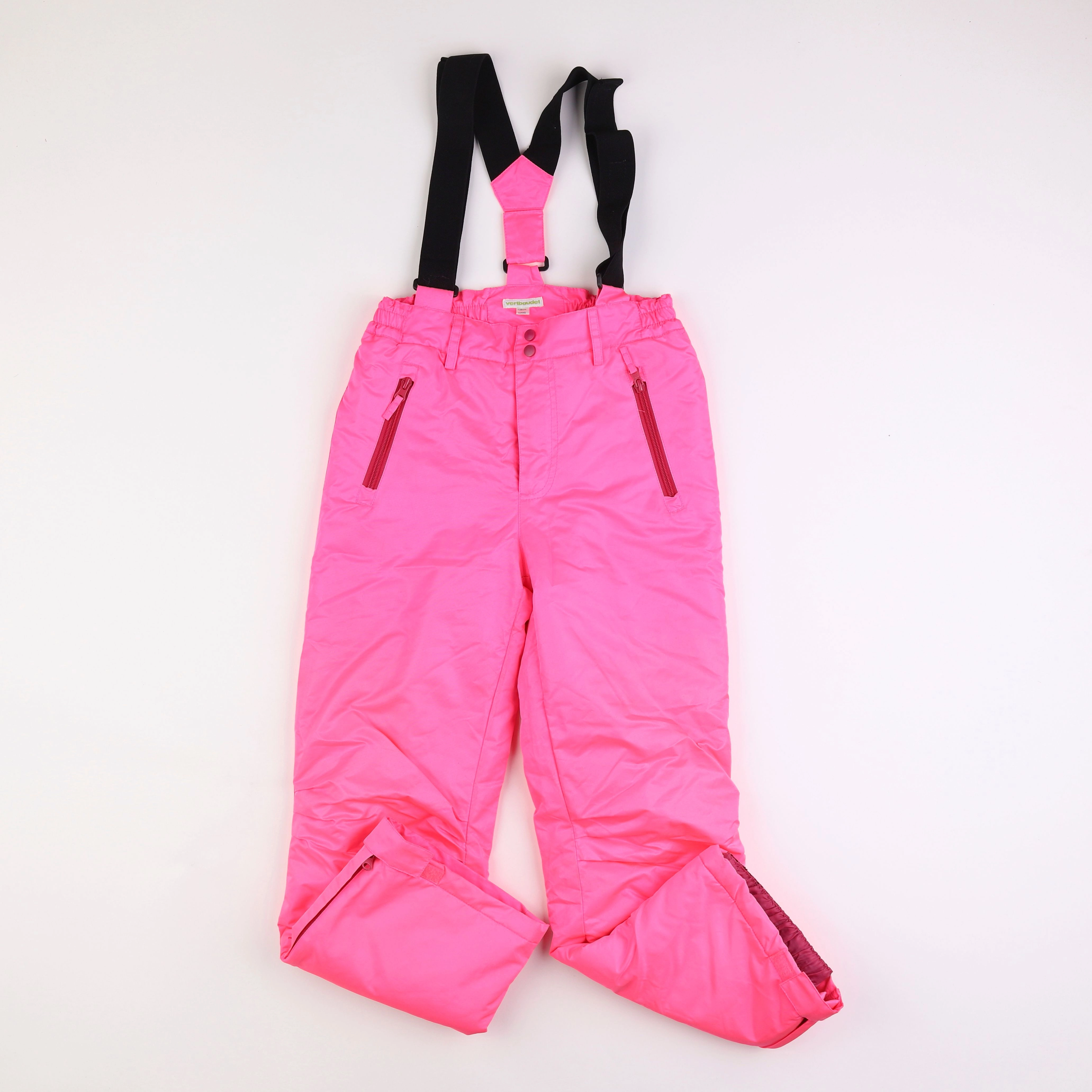 Vertbaudet - pantalon de ski rose fluo - 10 ans