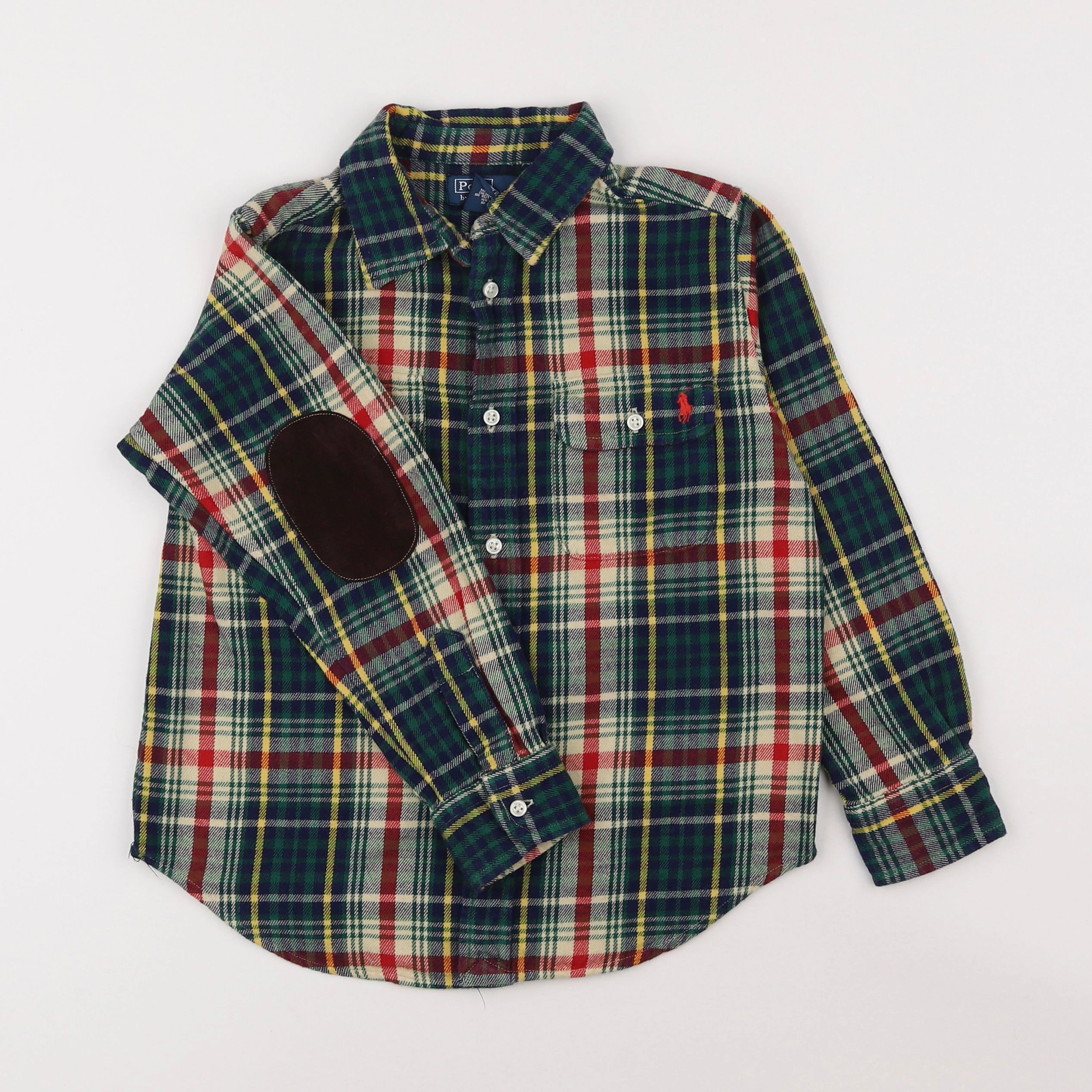 Ralph Lauren - chemise vert - 5 ans