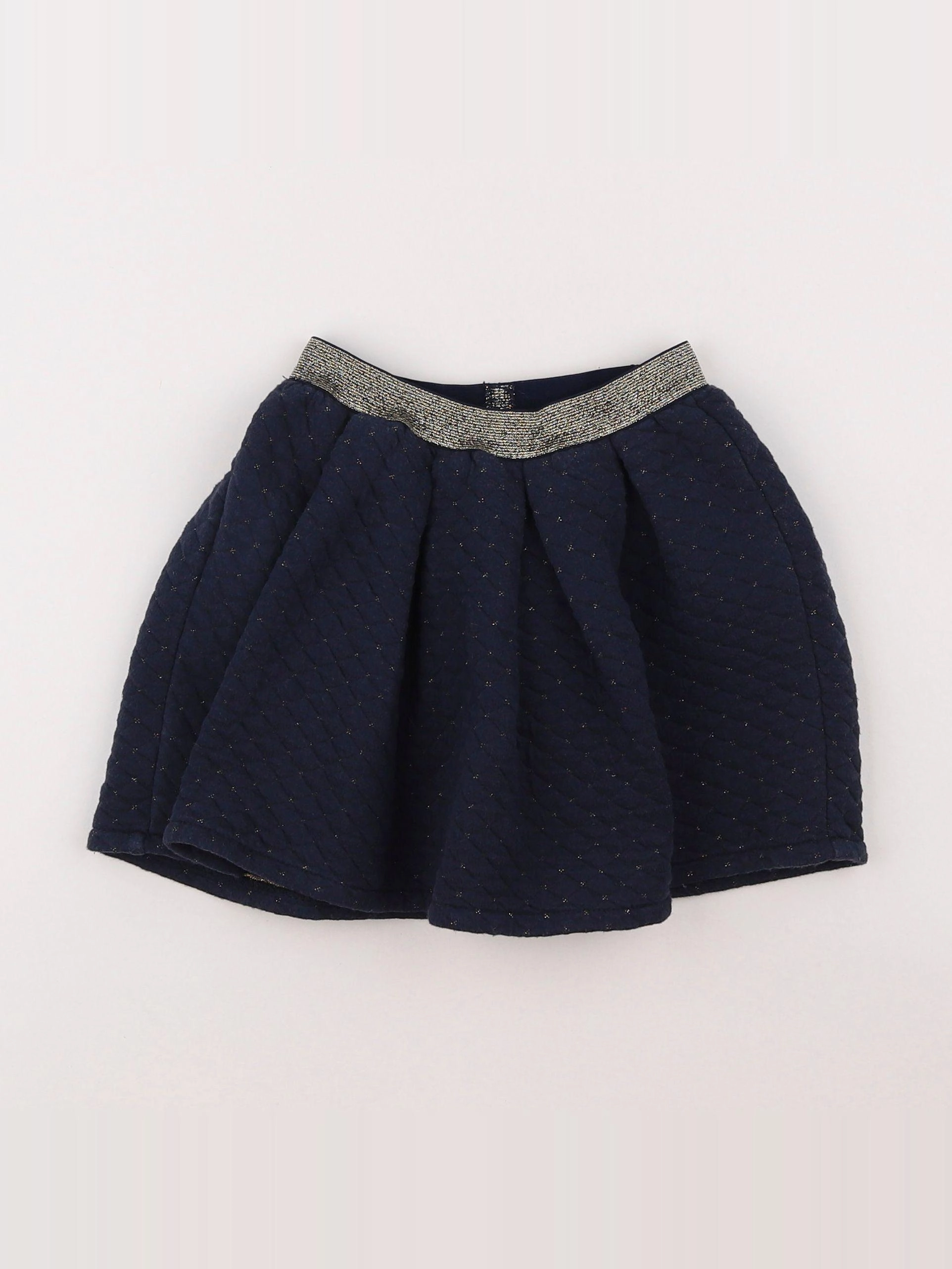 Vertbaudet - jupe bleu, or - 5 ans
