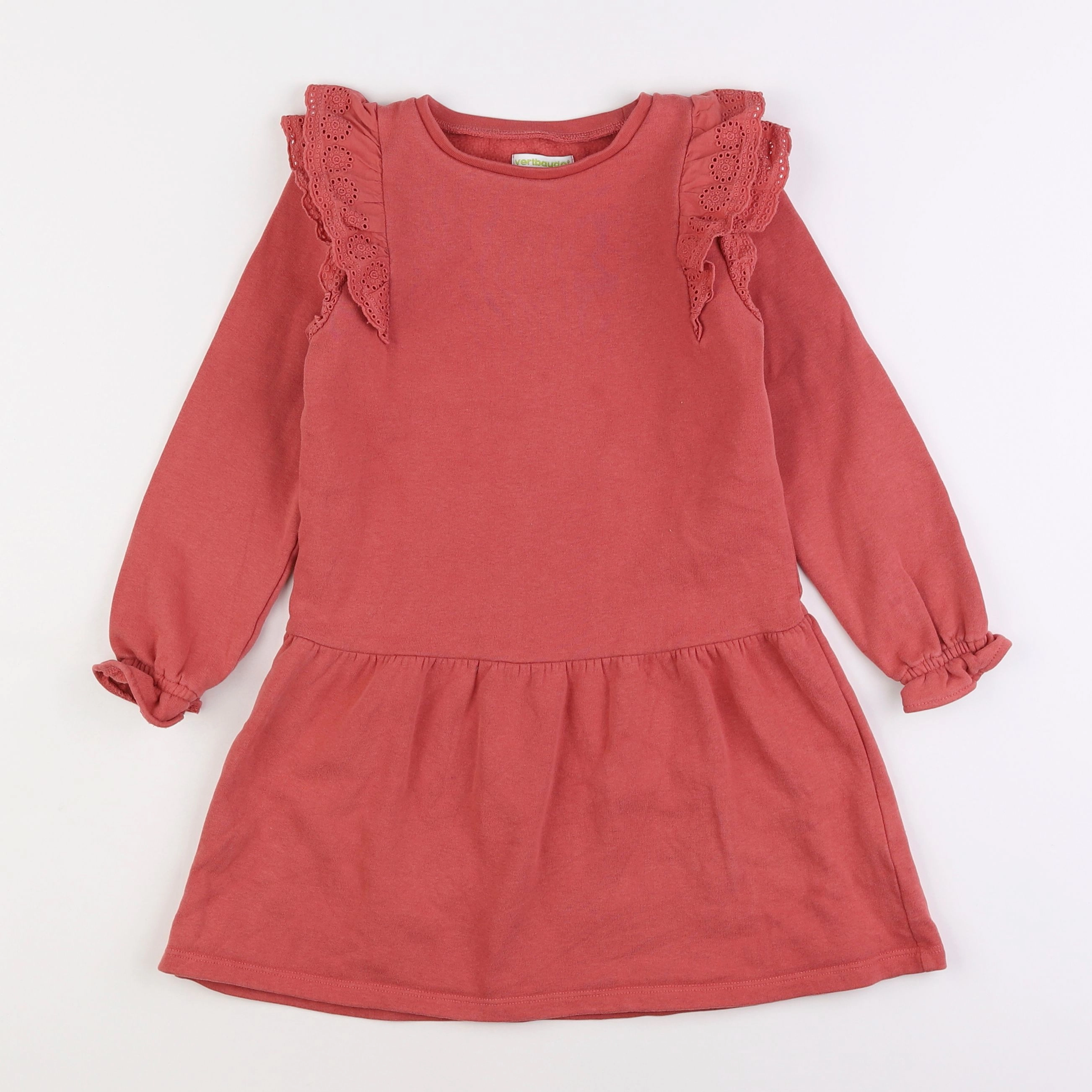 Vertbaudet - robe rouge - 6 ans