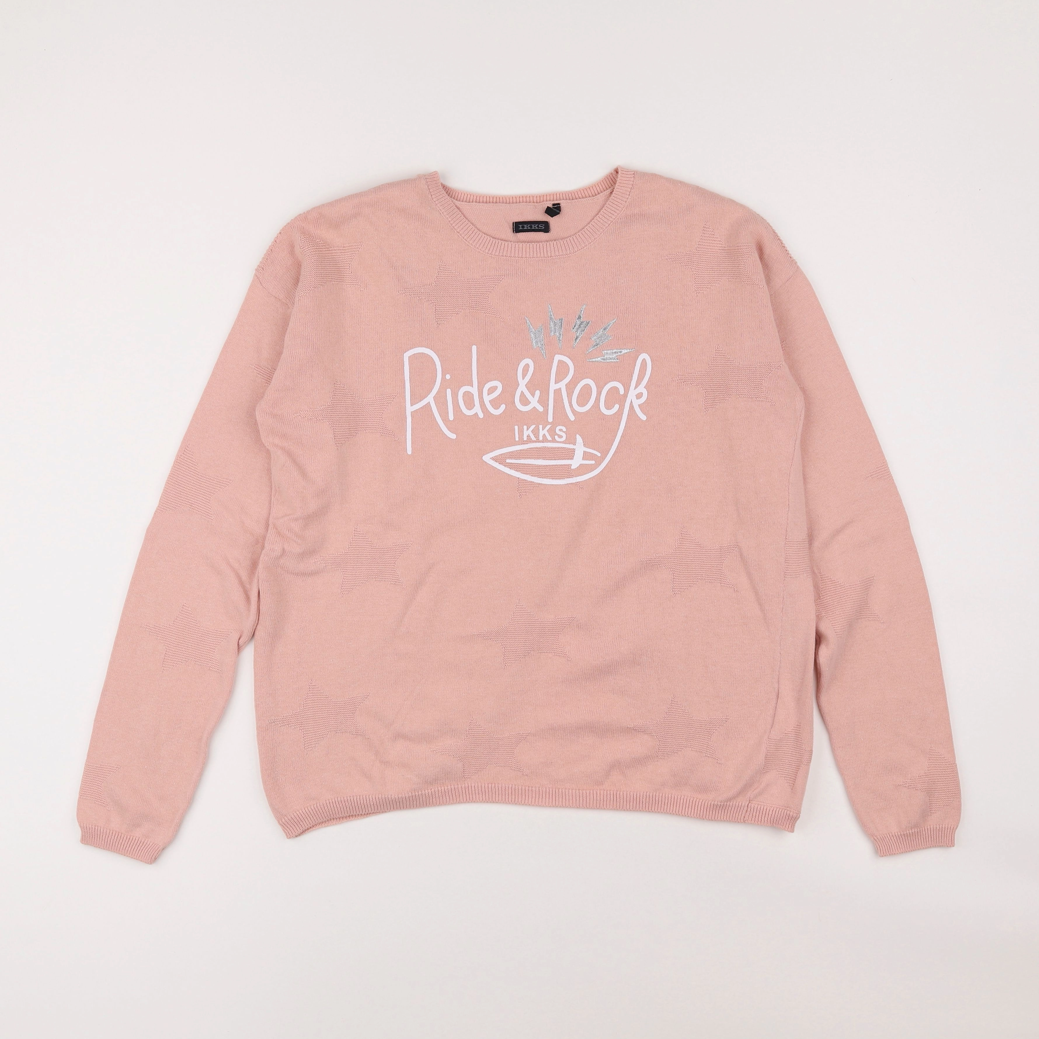 IKKS - pull rose - 12 ans