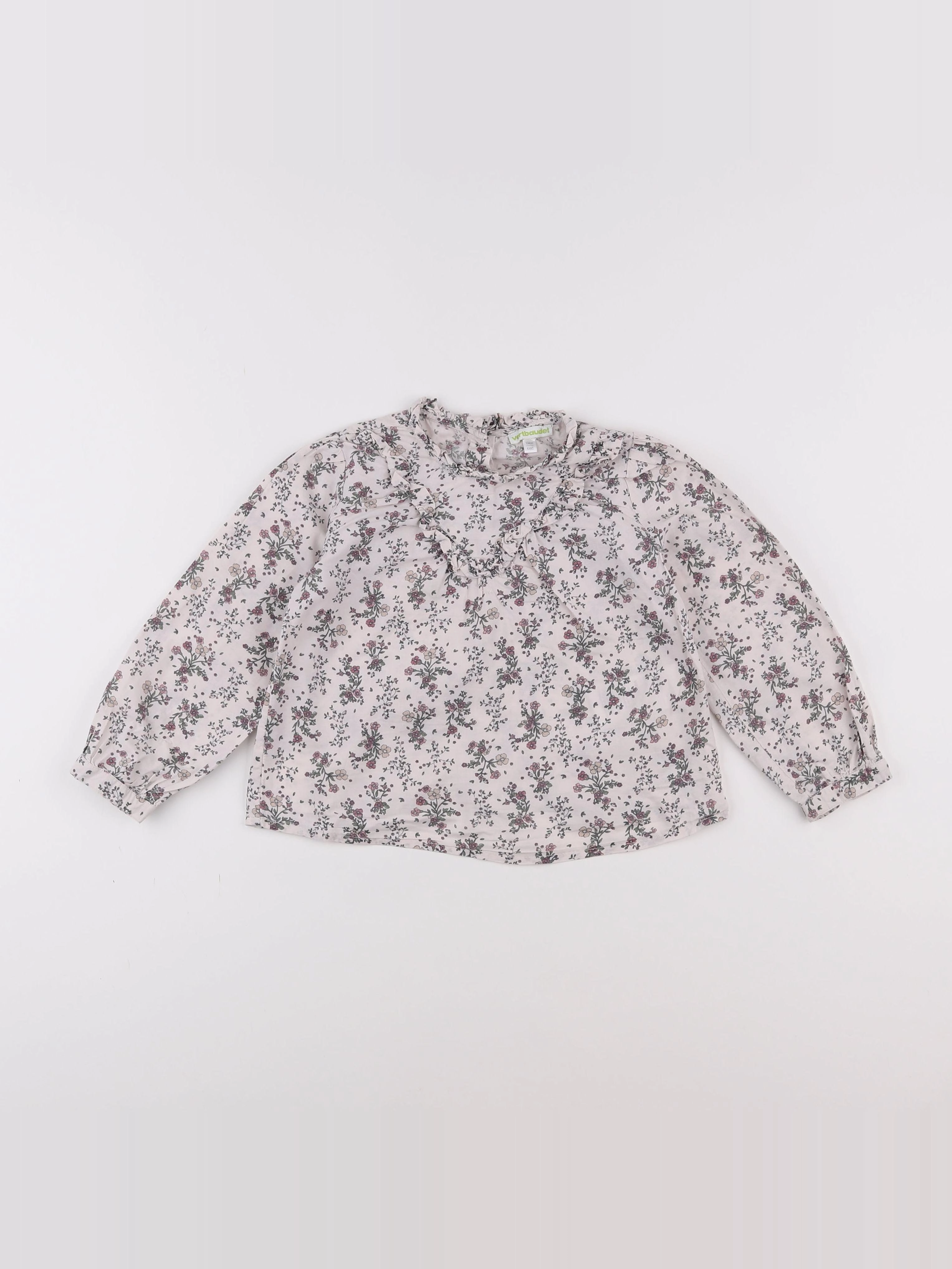 Vertbaudet - blouse multicolore - 4 ans
