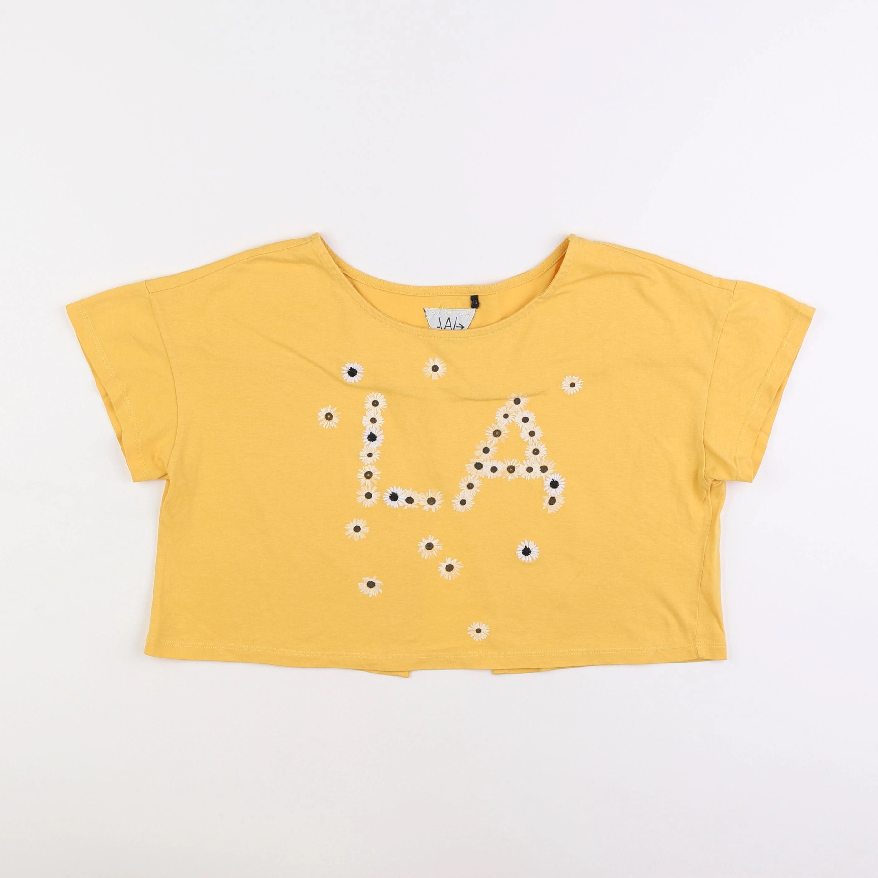 IKKS - tee-shirt jaune - 14 ans