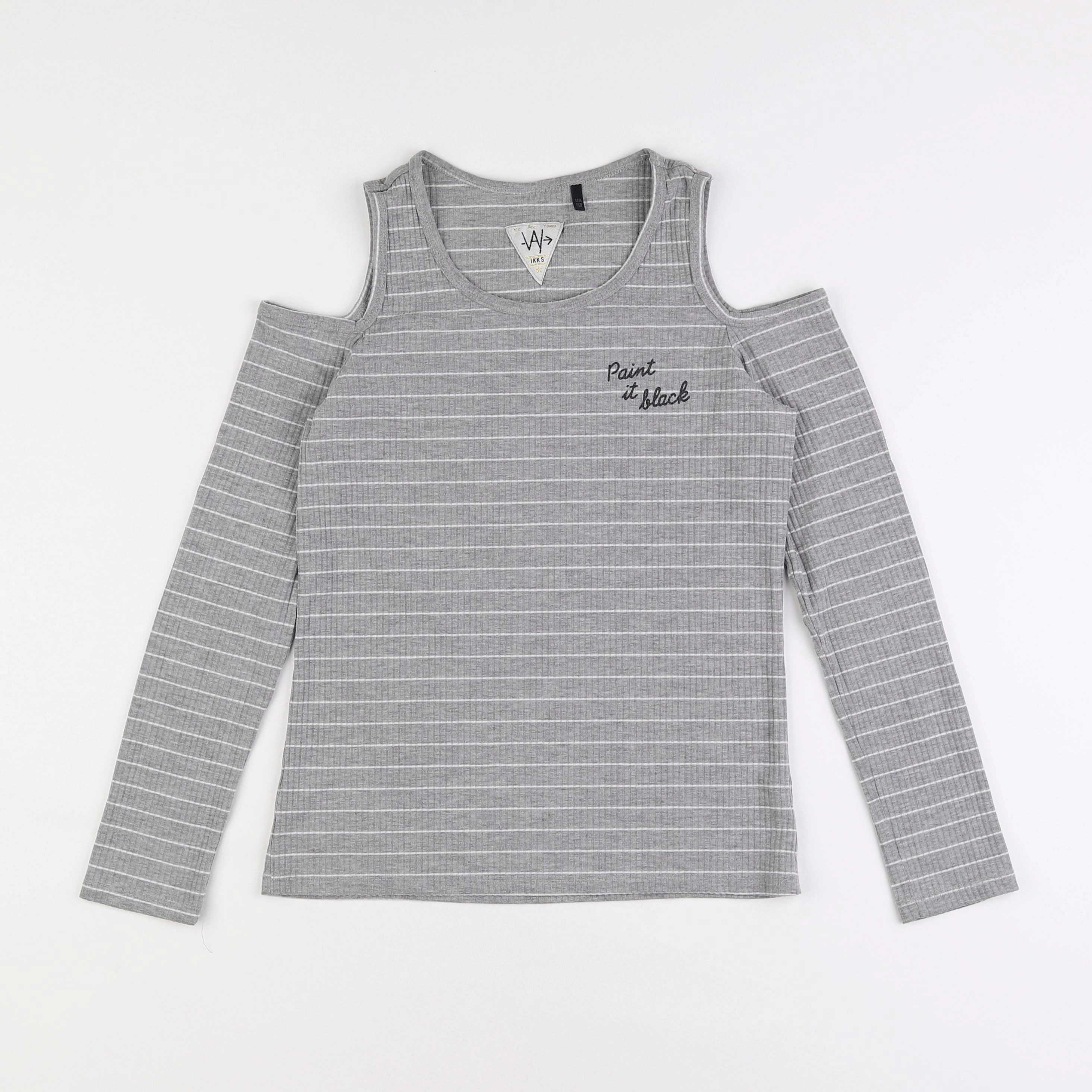 IKKS - tee-shirt gris - 12 ans
