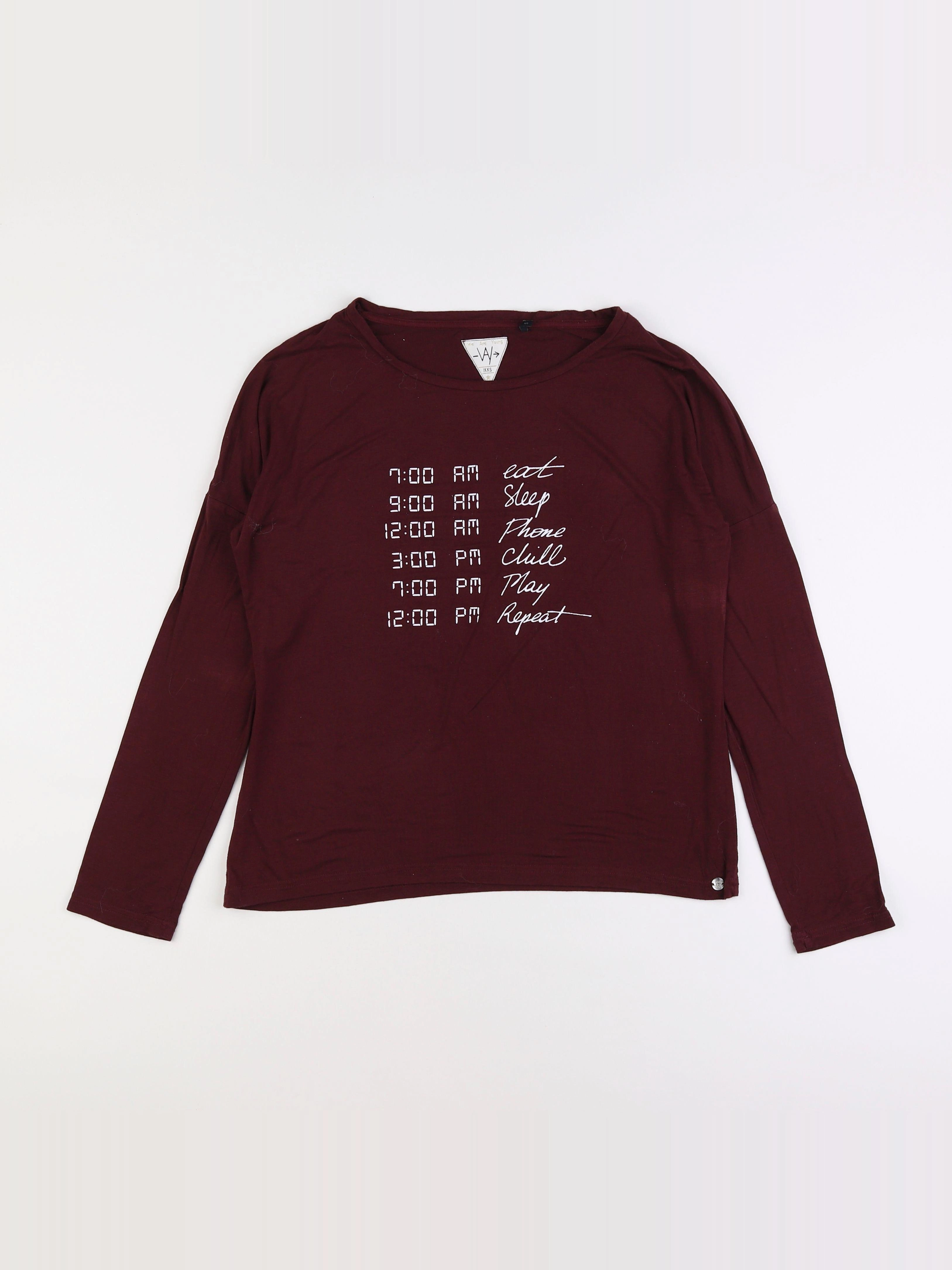 IKKS - tee-shirt rouge - 14 ans
