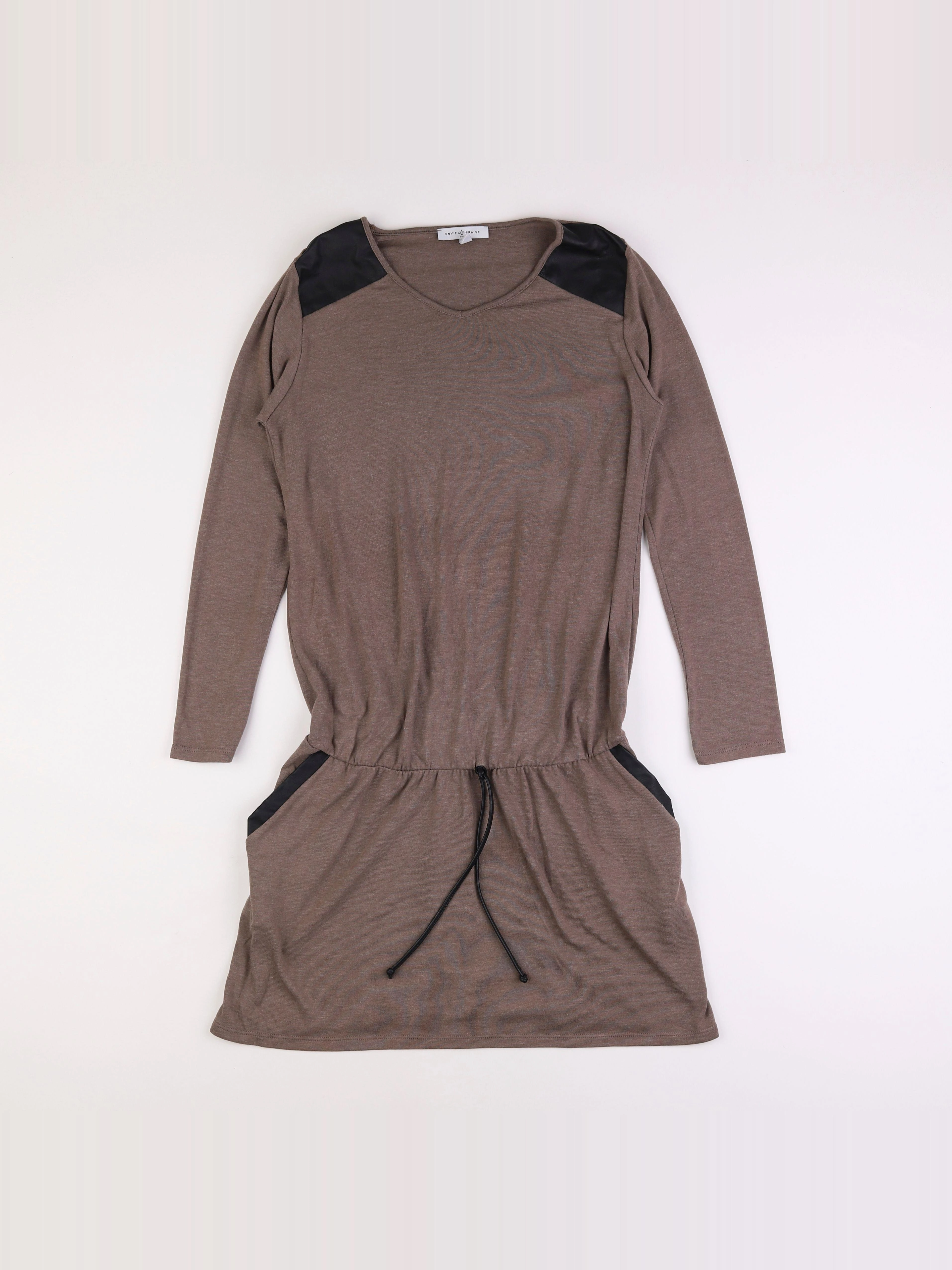 Envie de fraise - robe grossesse marron - 38 à 40