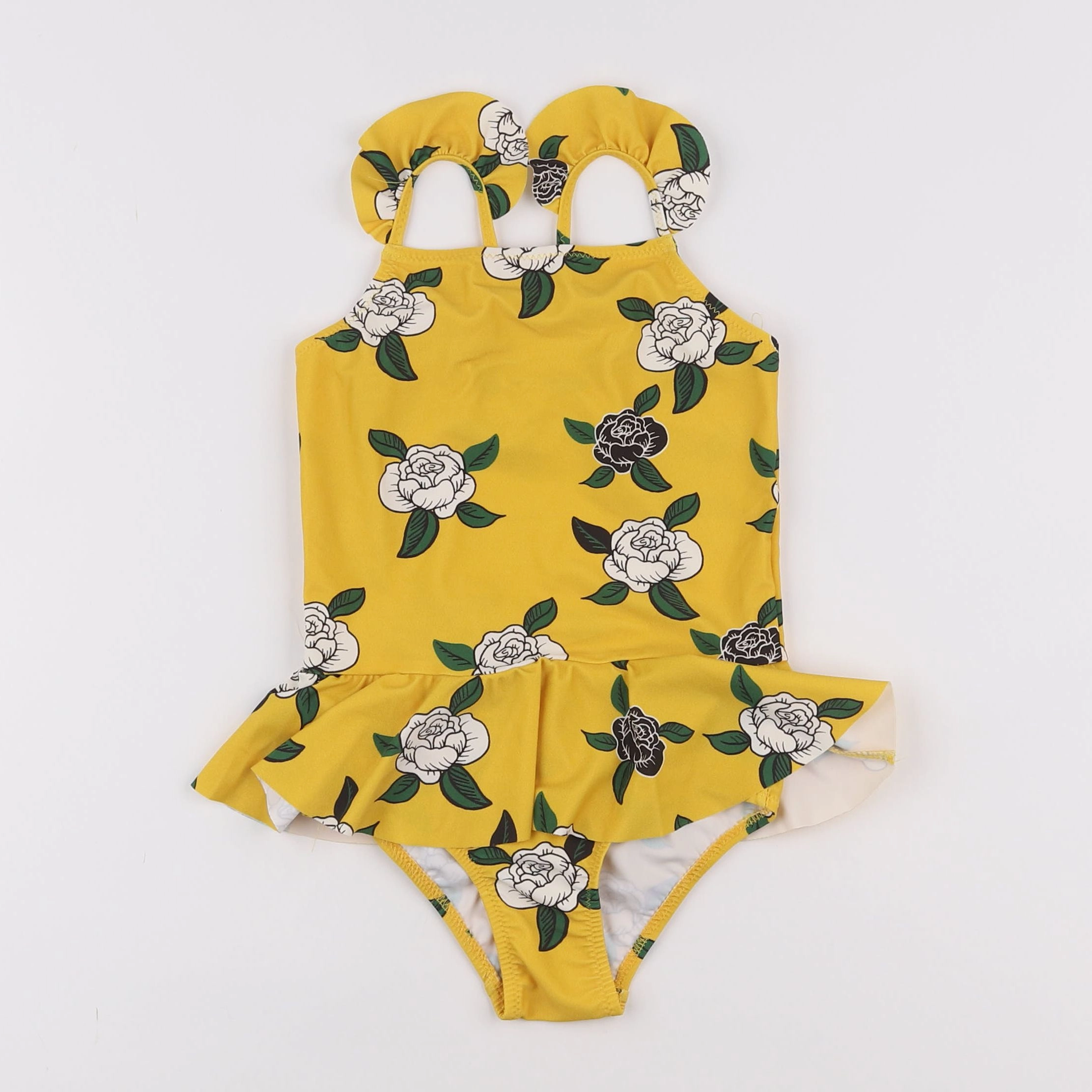 Mini Rodini - maillot de bain jaune - 3/5 ans