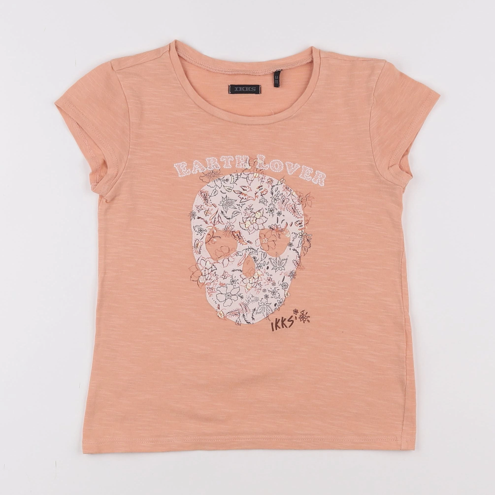 IKKS - tee-shirt orange - 6 ans