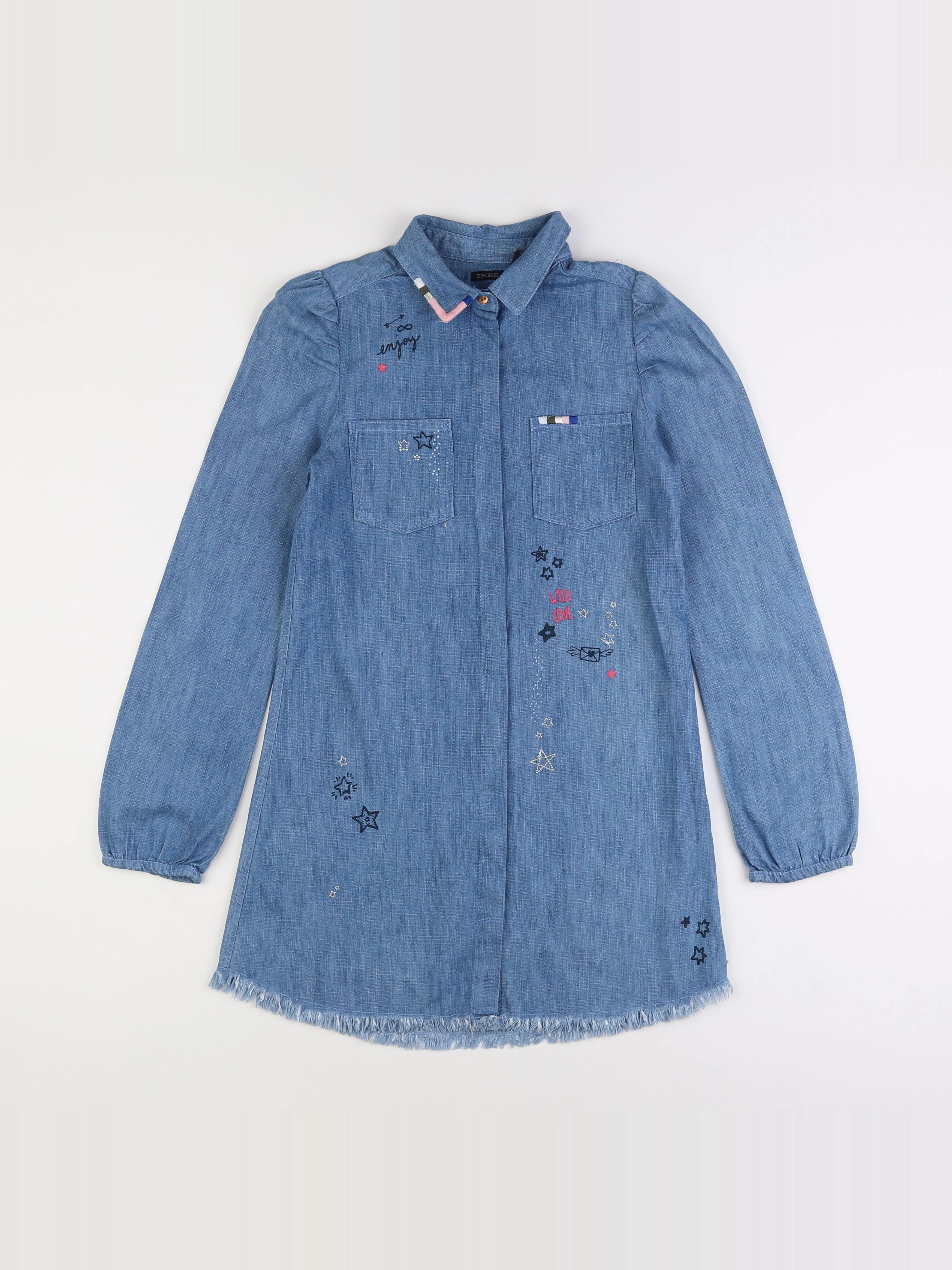IKKS - robe bleu - 14 ans