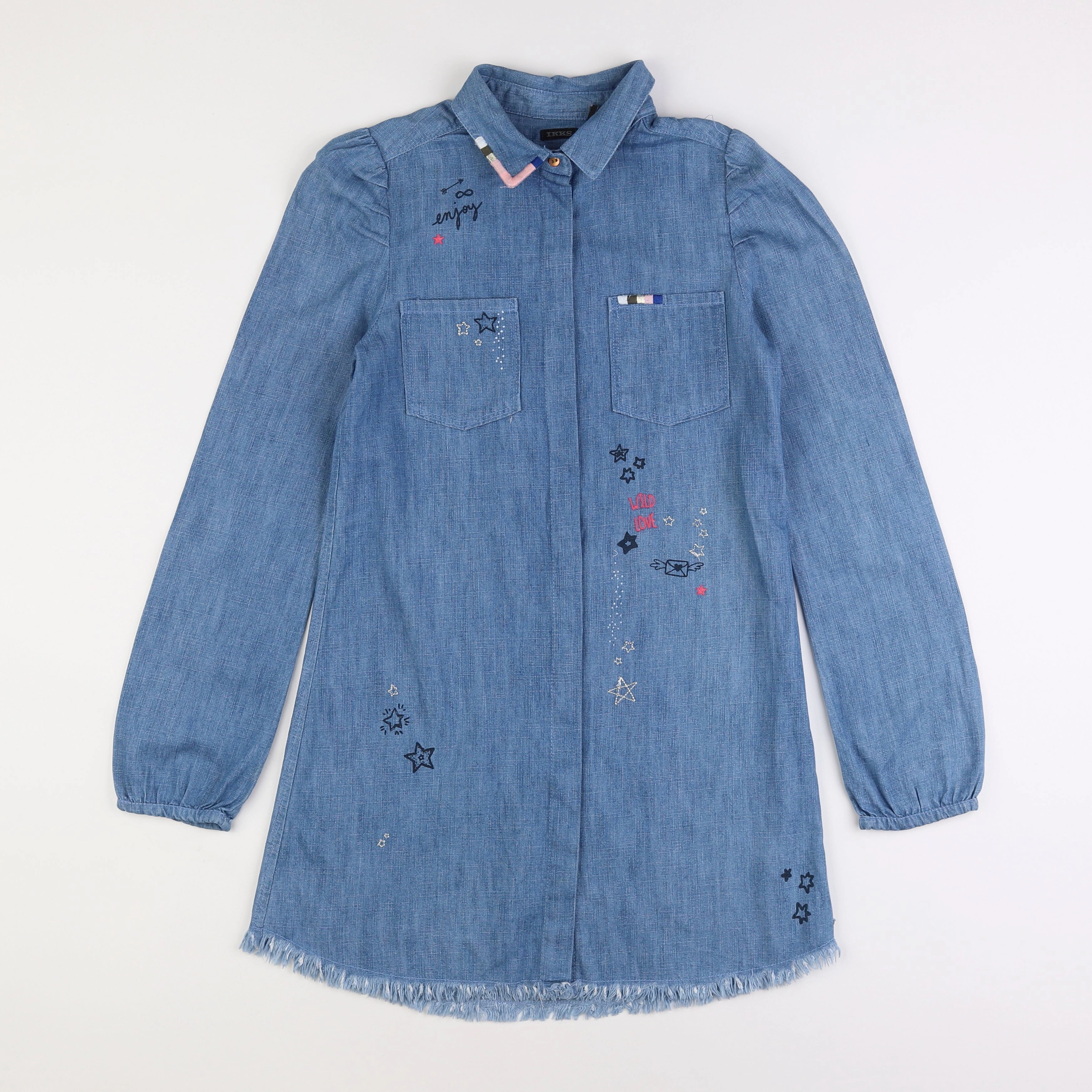 IKKS - robe bleu - 14 ans