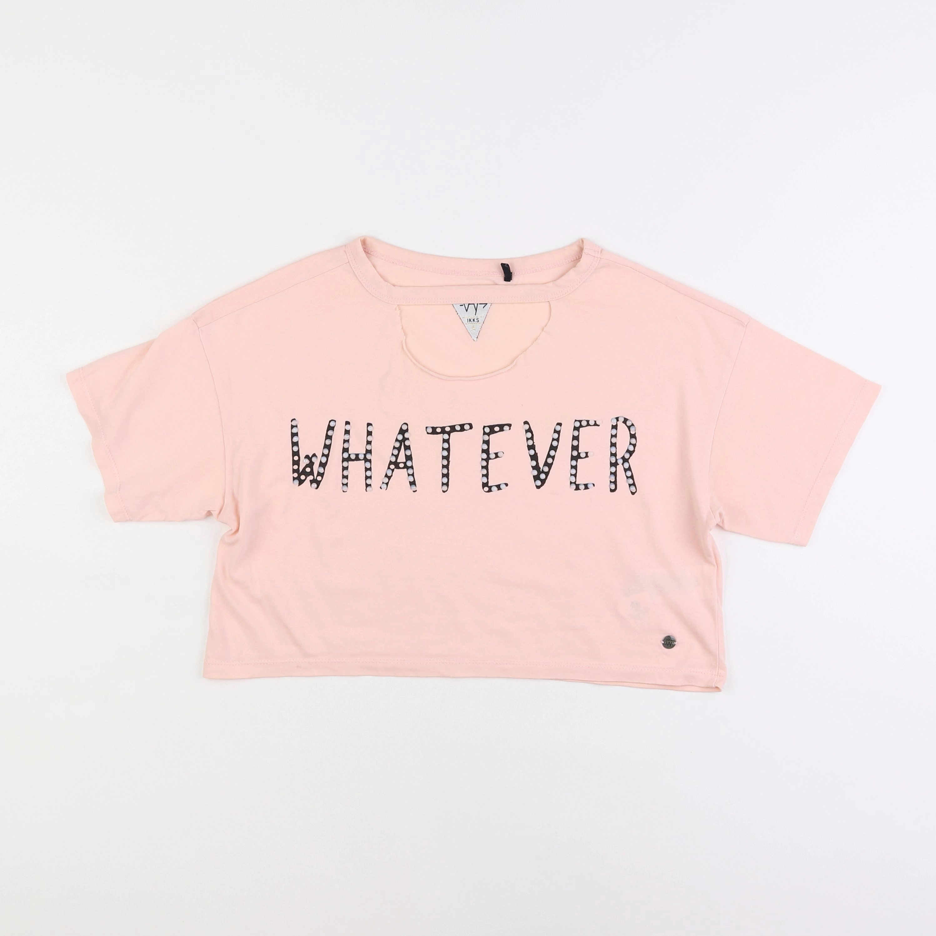 IKKS - tee-shirt rose - 10 ans
