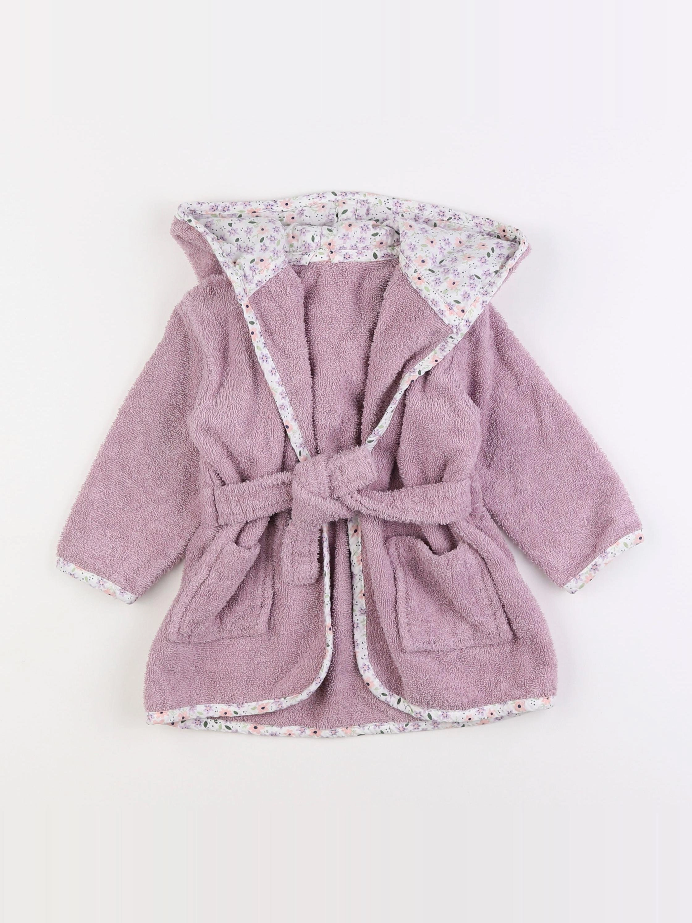 Vertbaudet - peignoir violet - 18 mois