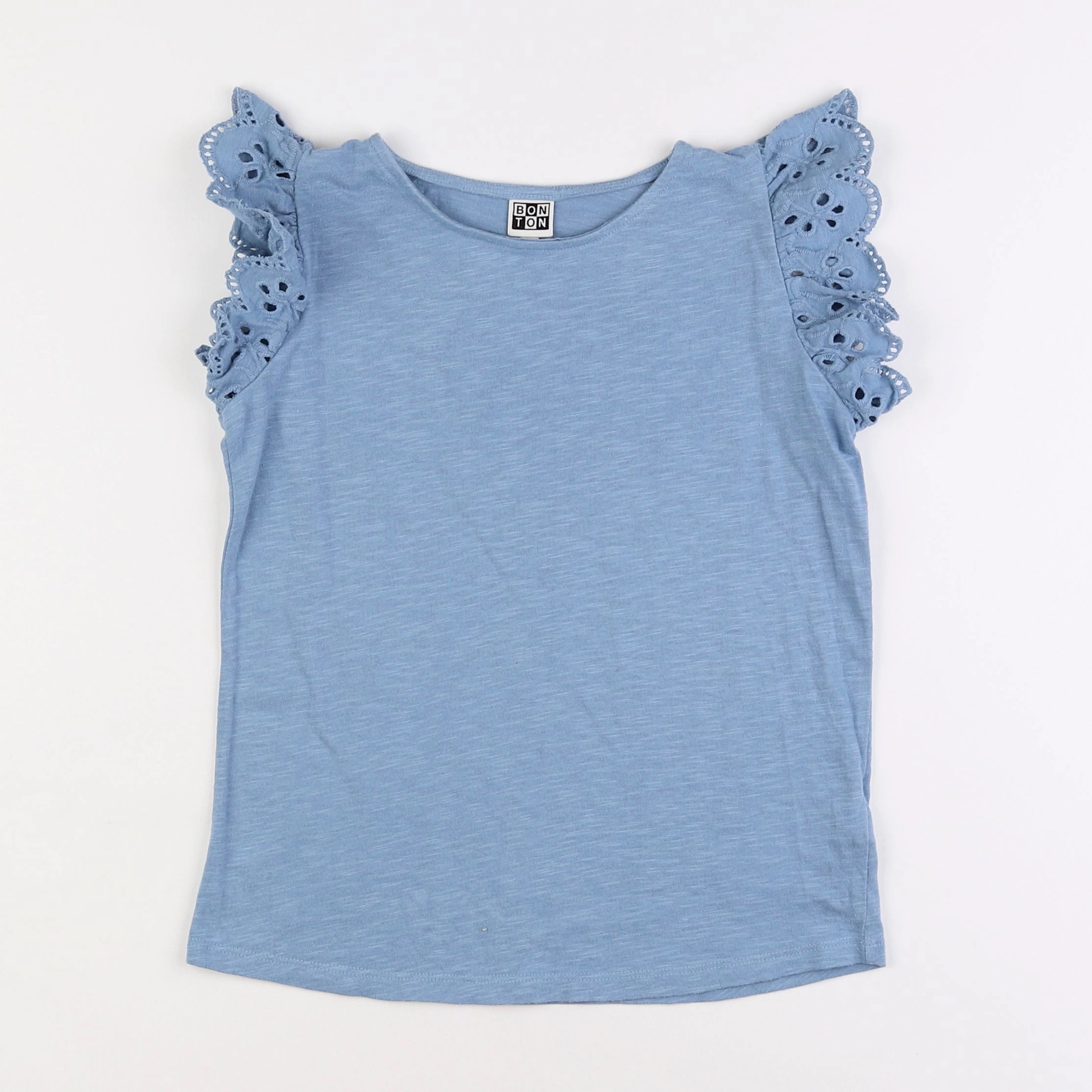 Bonton - tee-shirt bleu - 10 ans