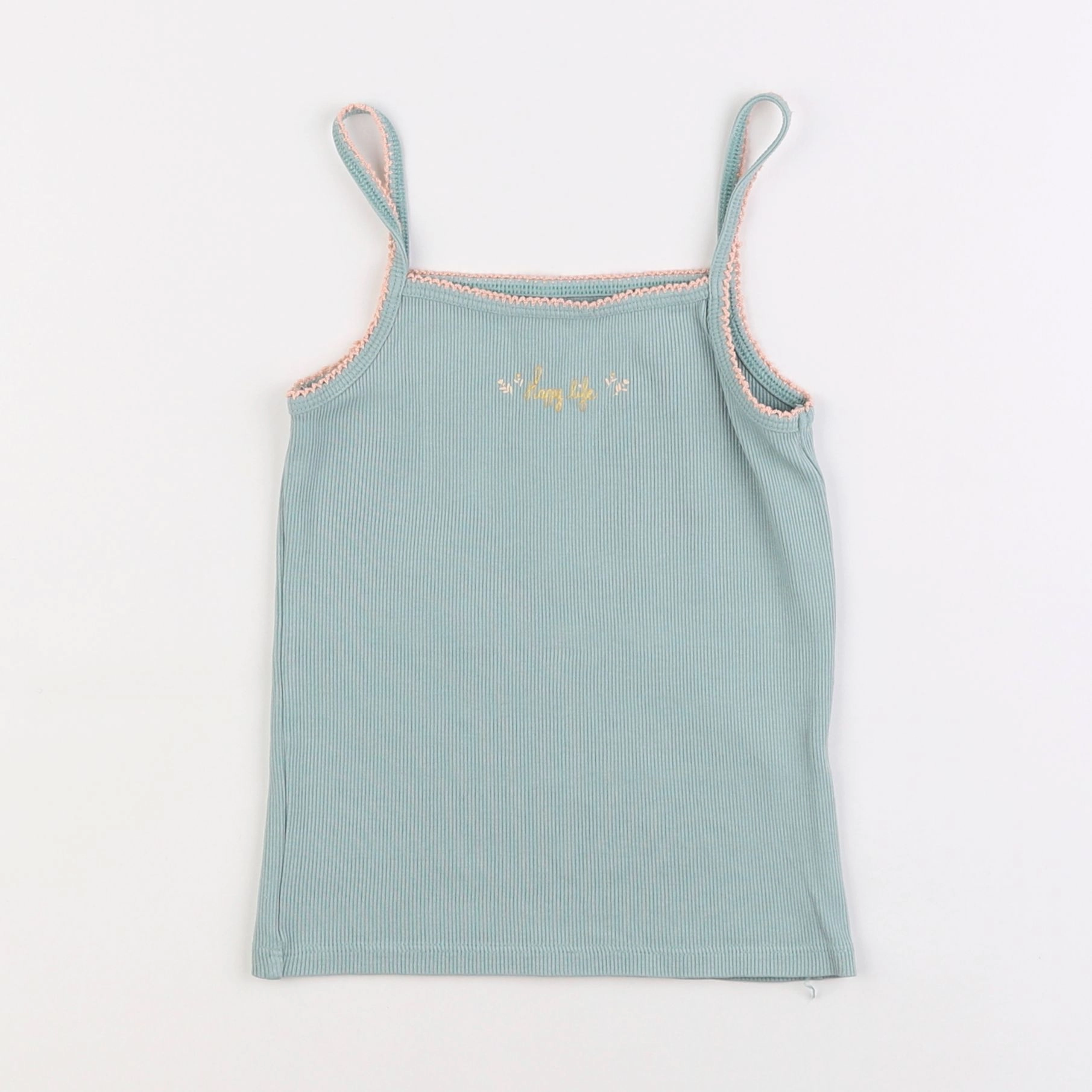 Vertbaudet - maillot de corps vert - 6 ans