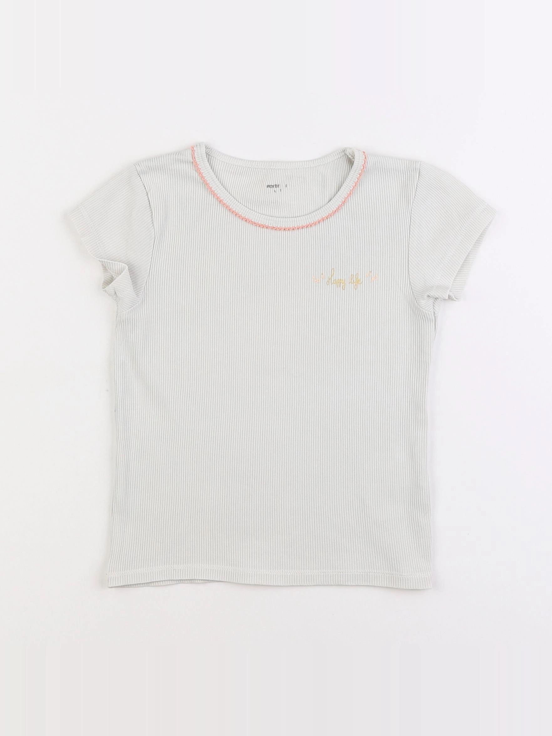 Vertbaudet - maillot de corps beige - 6 ans