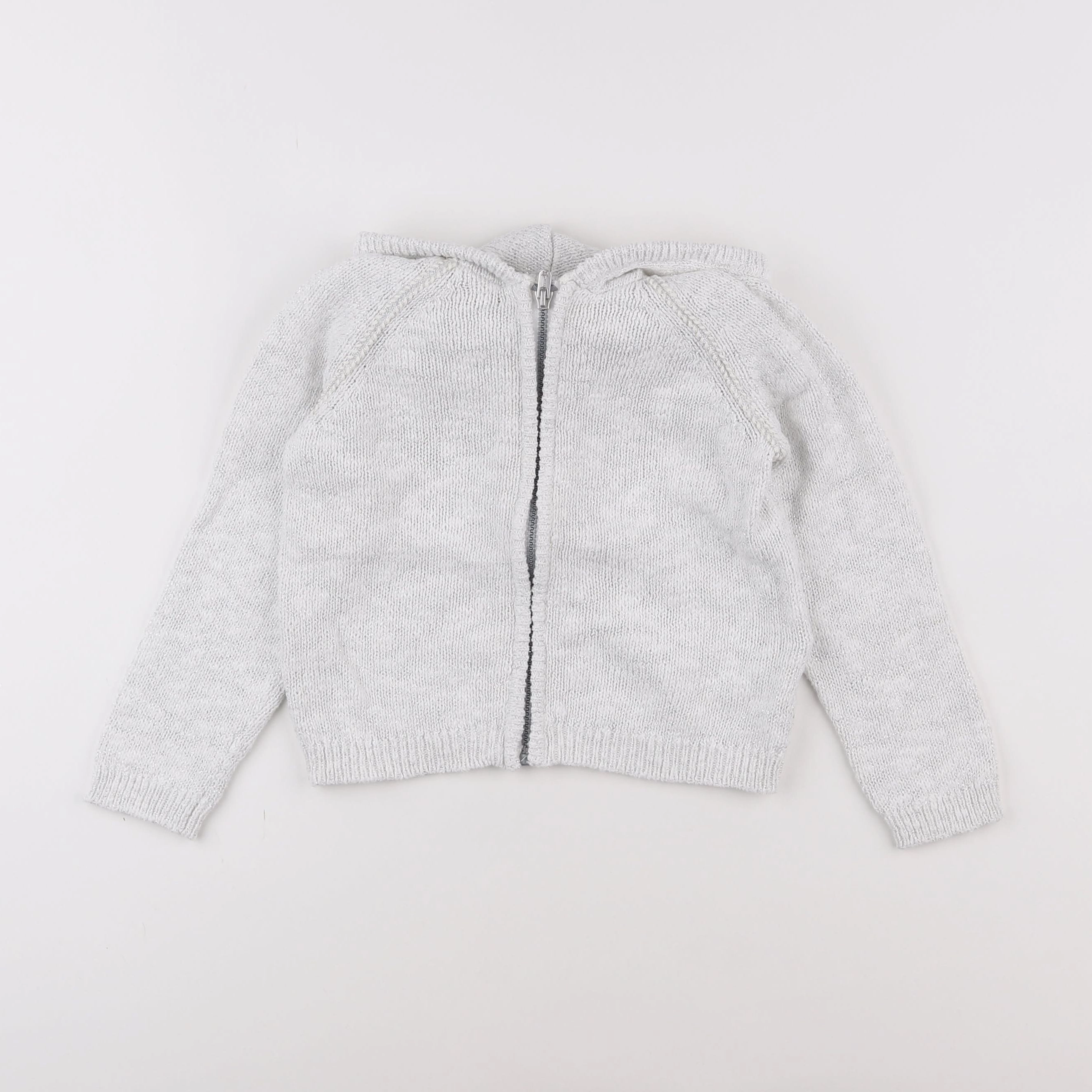 IKKS - gilet blanc, argent - 3 ans