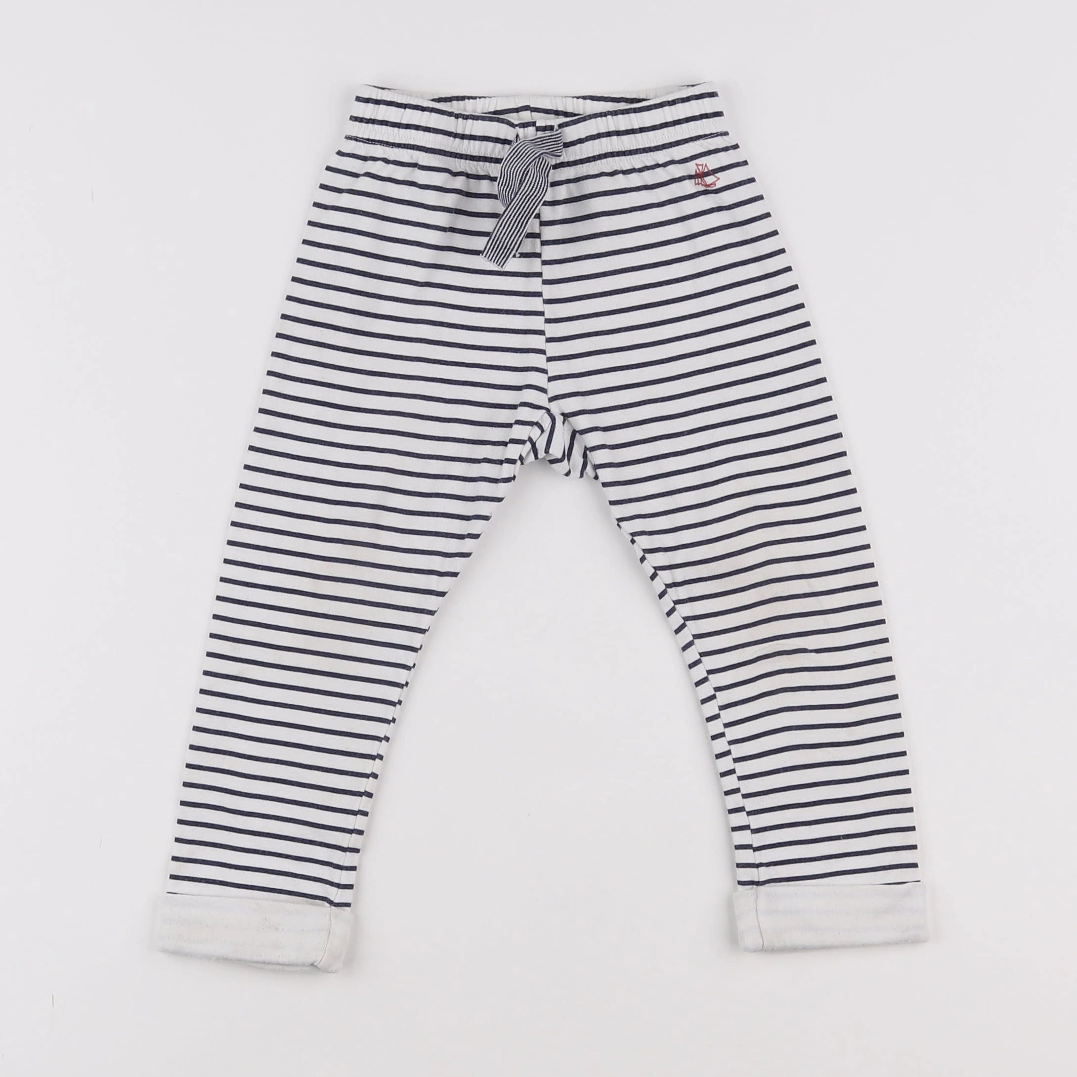 Petit Bateau - legging blanc - 2 ans