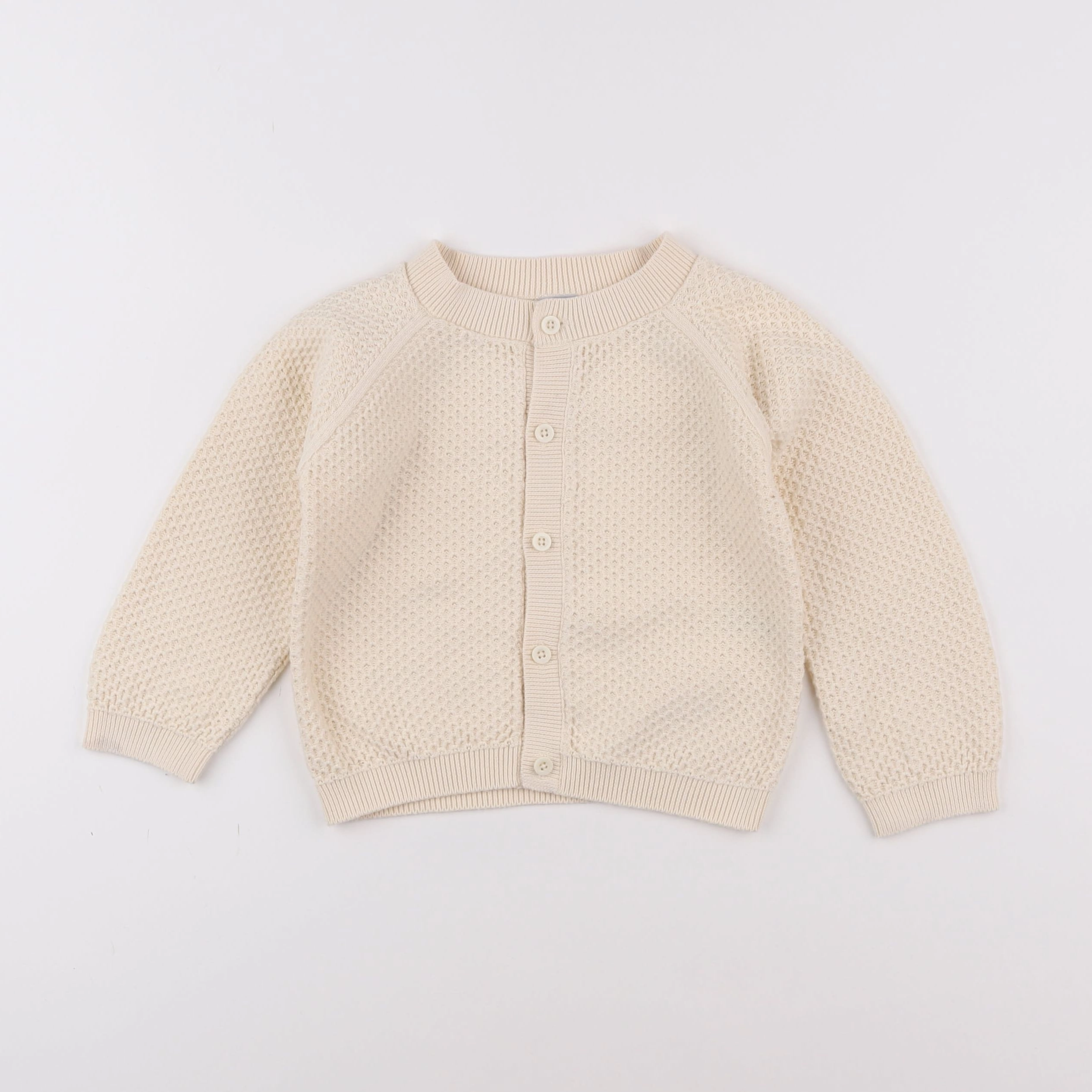 Petit Bateau - gilet beige - 2 ans