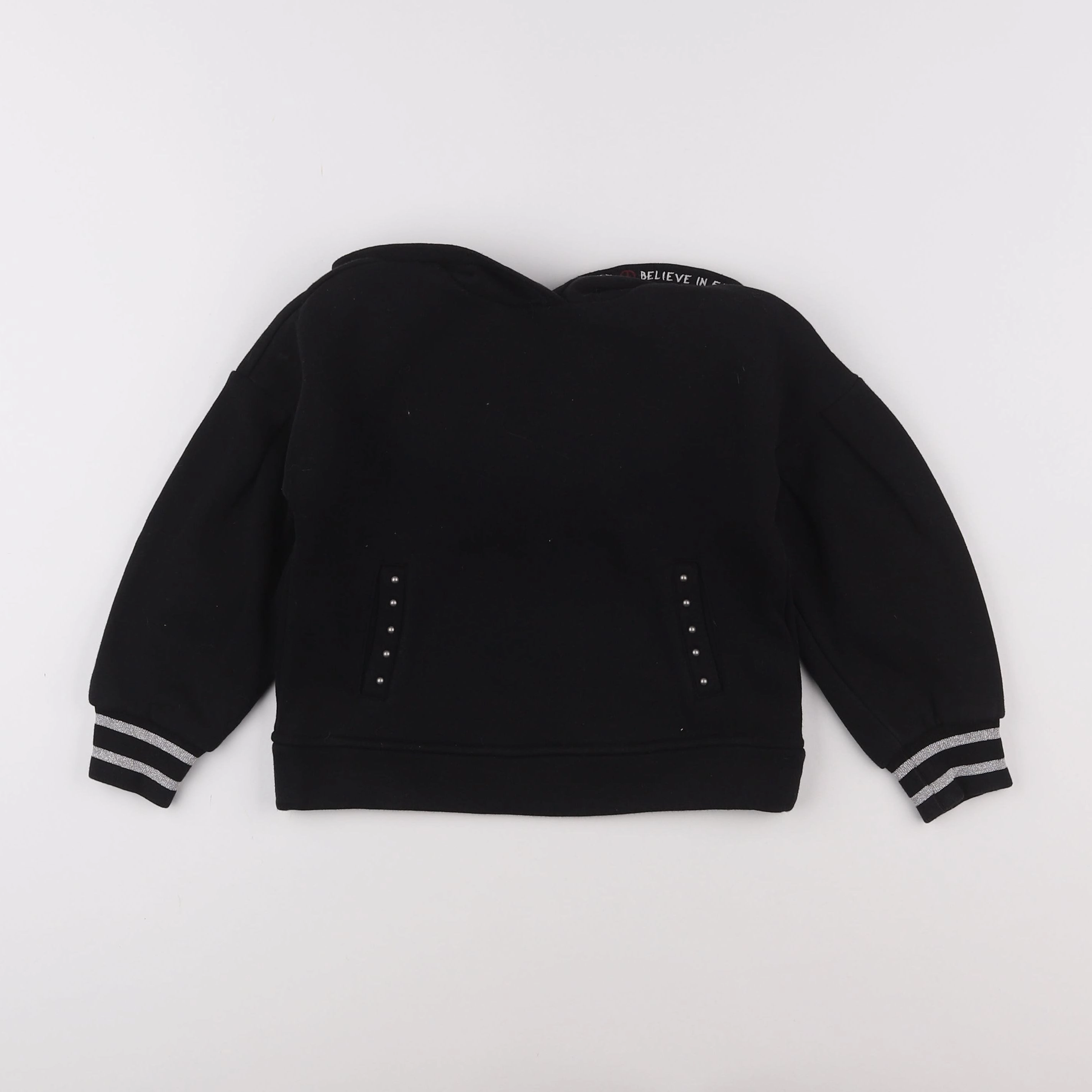 IKKS - sweat noir - 4 ans