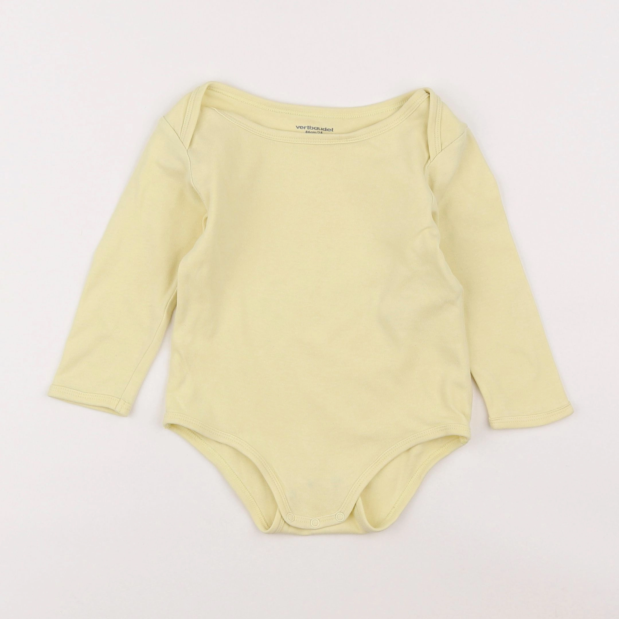 Vertbaudet - body jaune - 2 ans