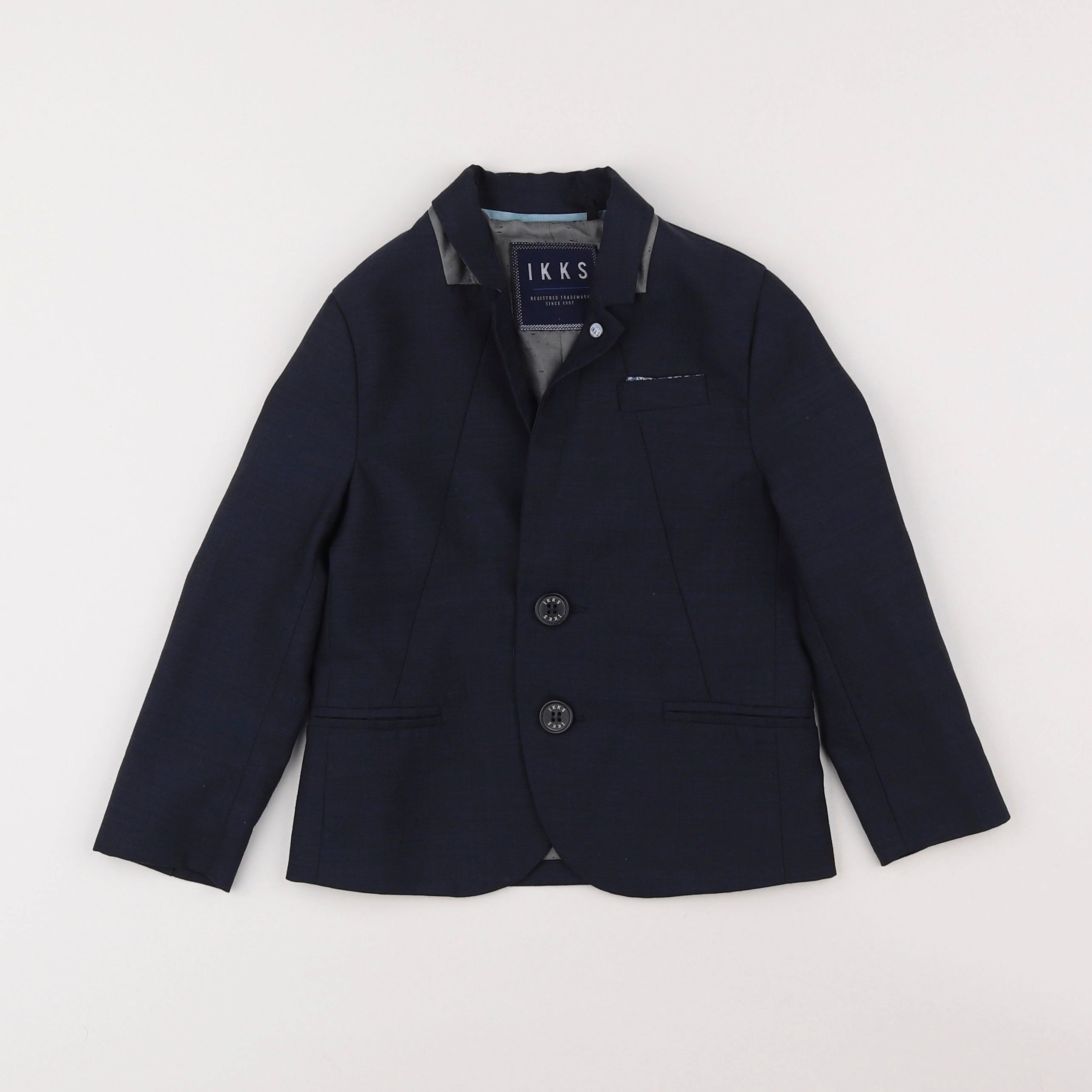 IKKS - veste bleu - 4 ans