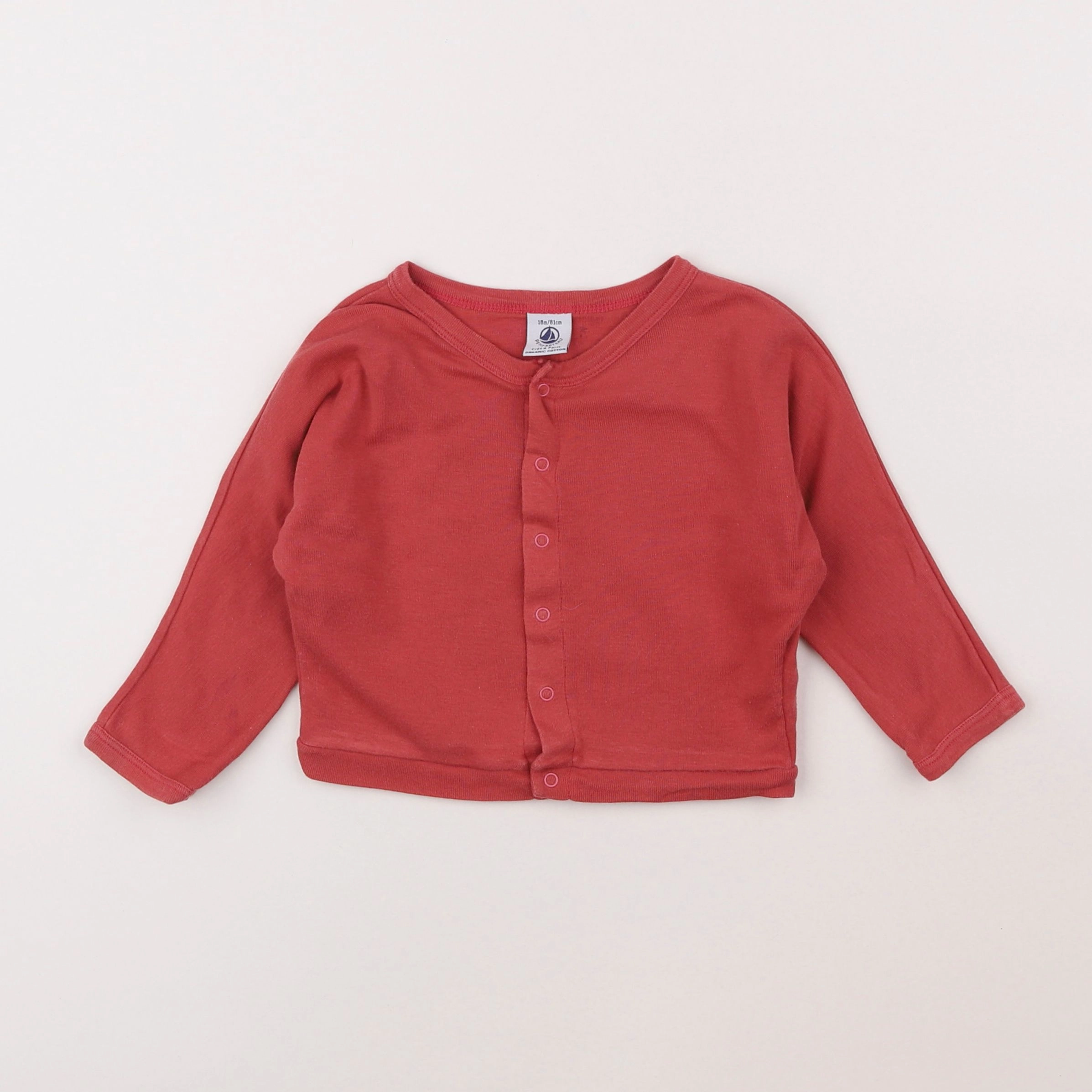 Petit Bateau - tee-shirt rose - 18 mois
