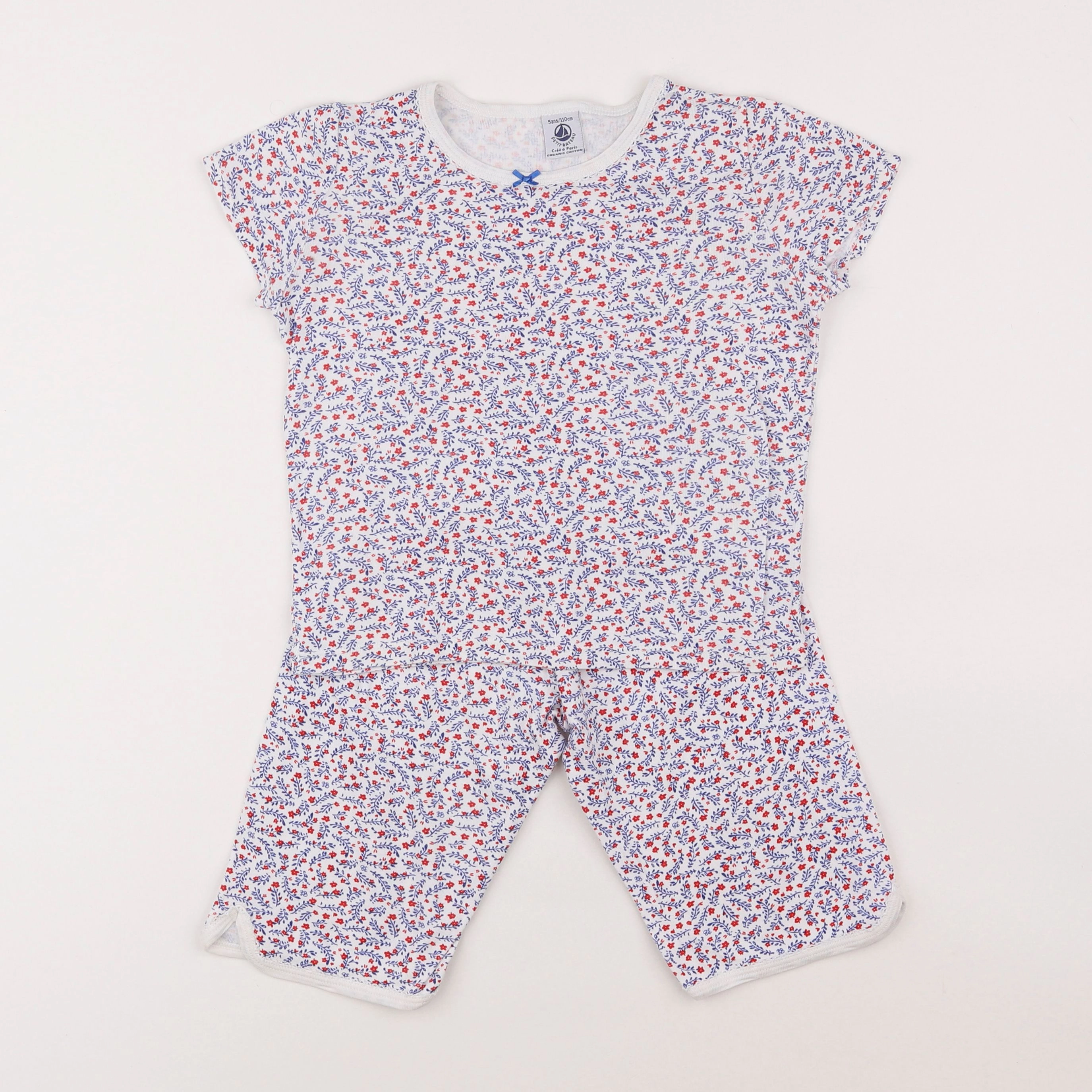 Petit Bateau - pyjama coton multicolore - 5 ans