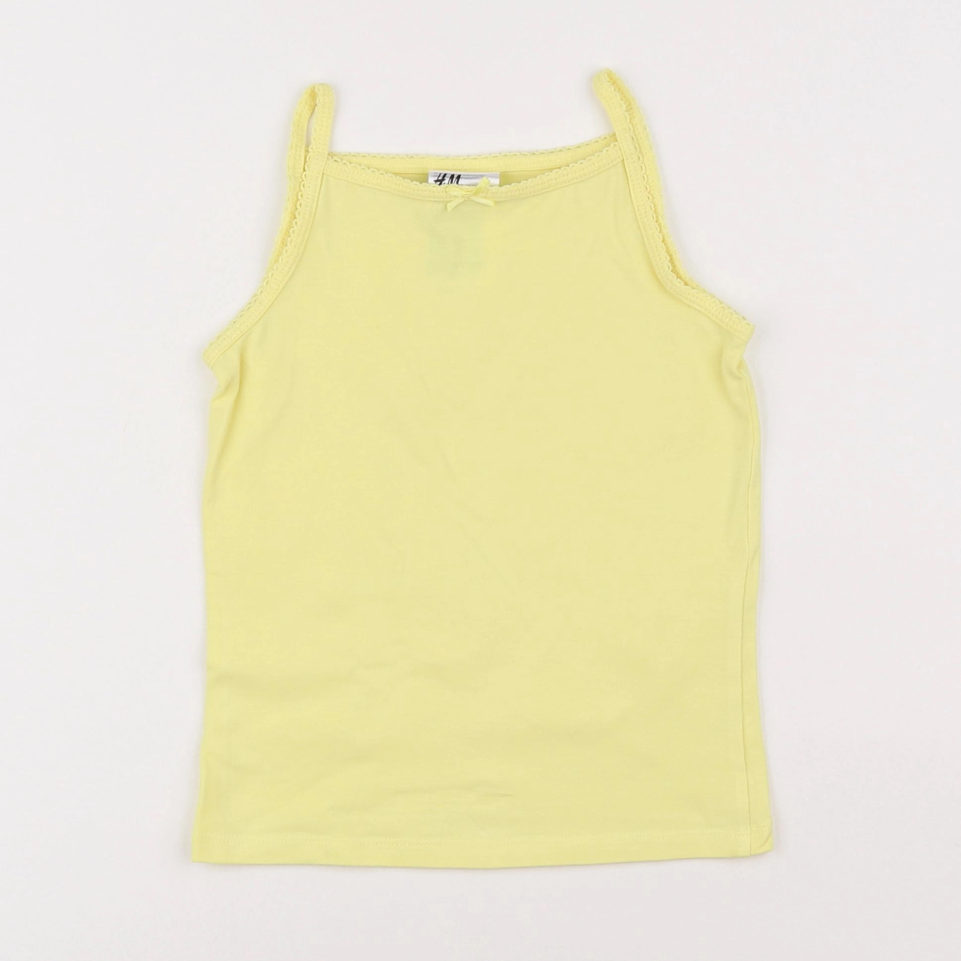 H&M - maillot de corps jaune - 4/6 ans