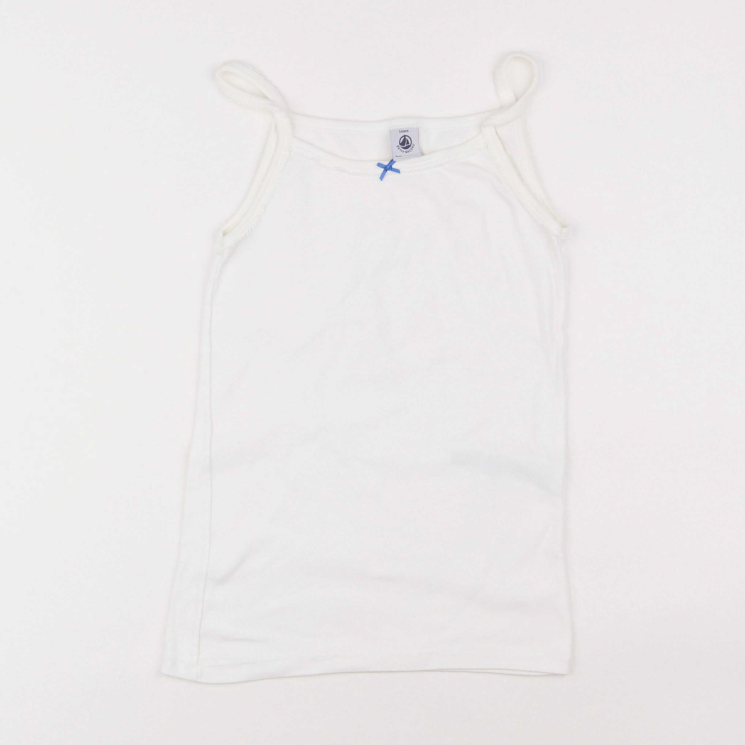 Petit Bateau - maillot de corps blanc - 14 ans