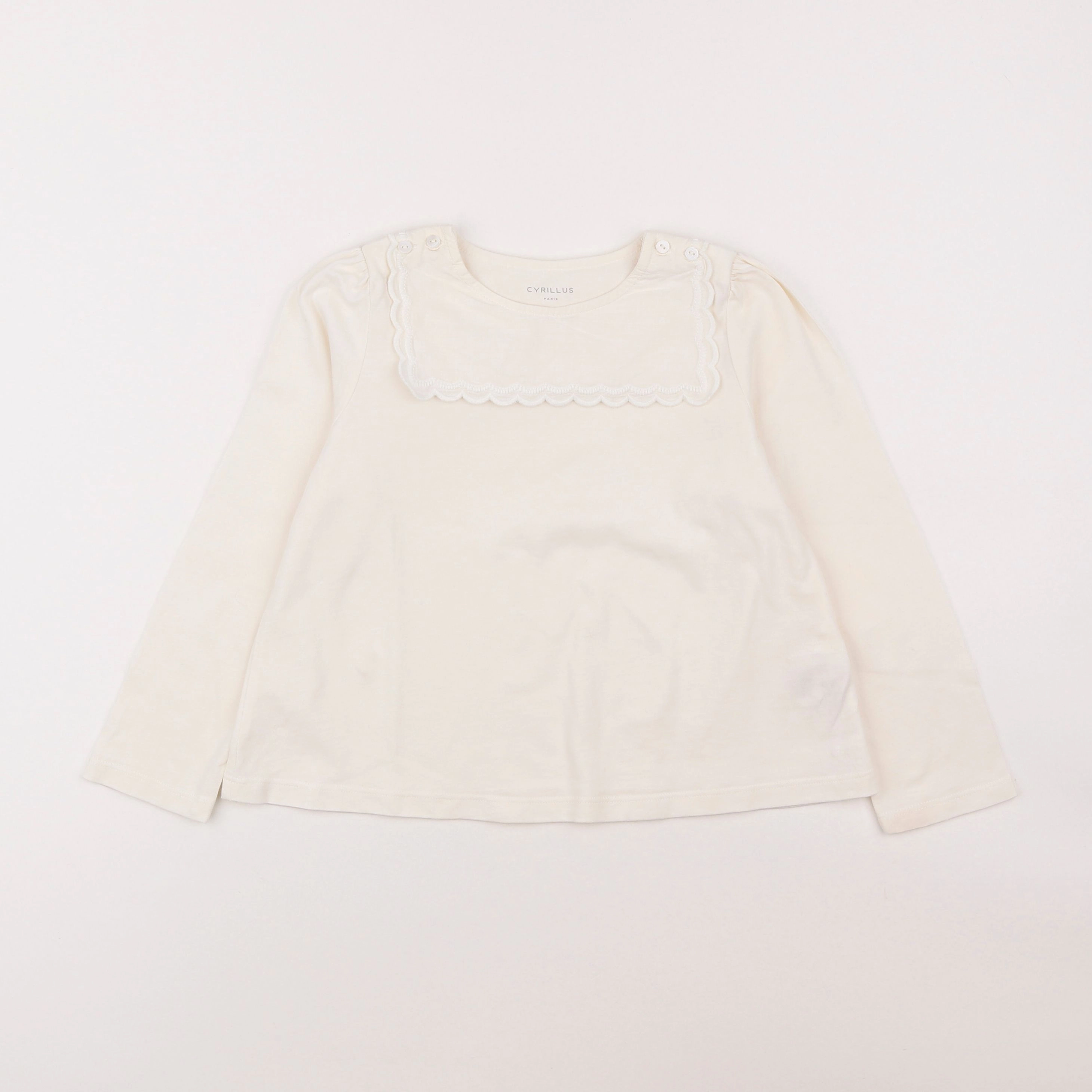 Cyrillus - tee-shirt beige - 6 ans