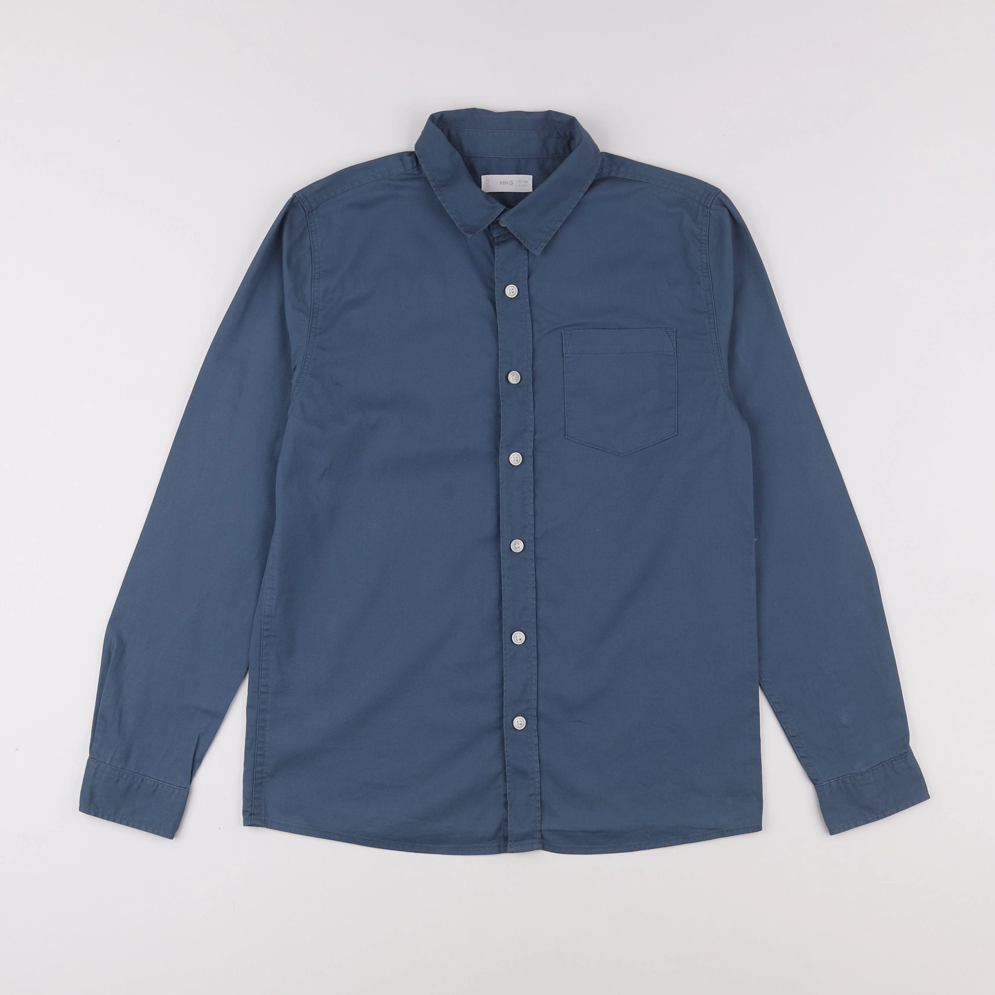 Mango - chemise bleu - 11/12 ans