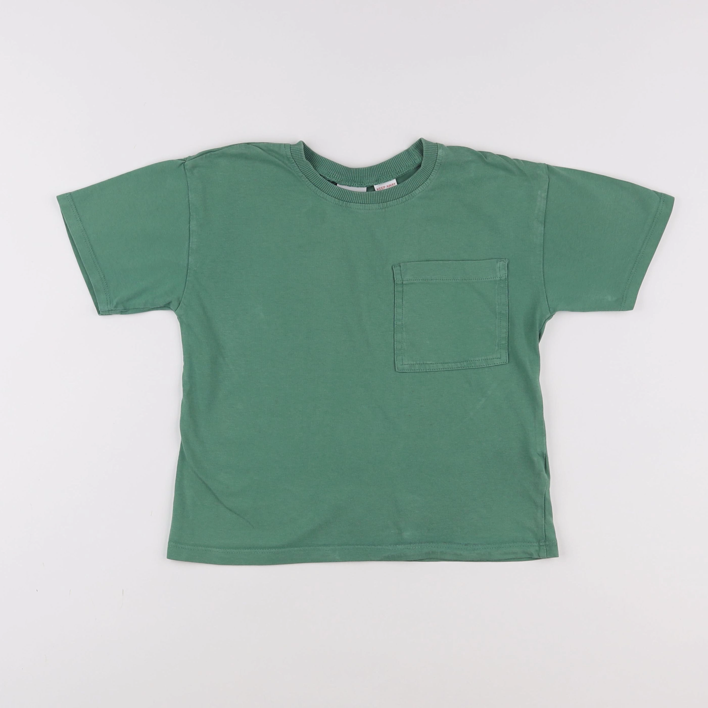 Zara - tee-shirt vert - 5/6 ans