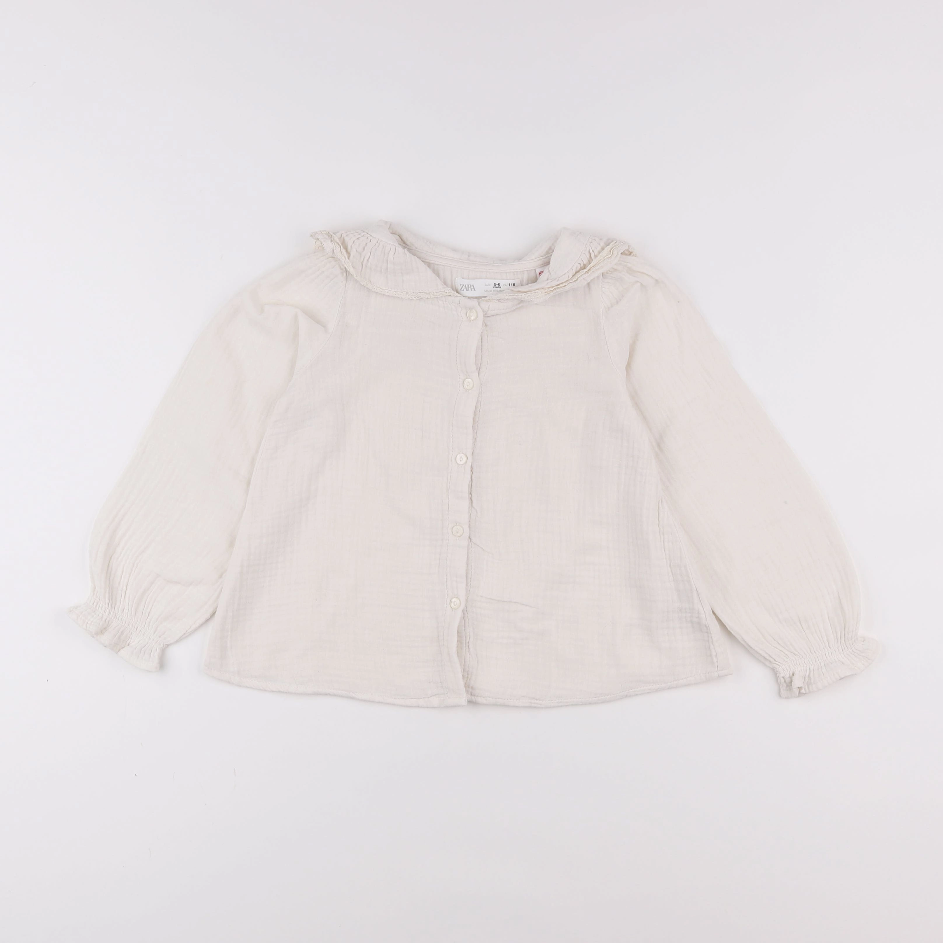 Zara - blouse beige - 5/6 ans