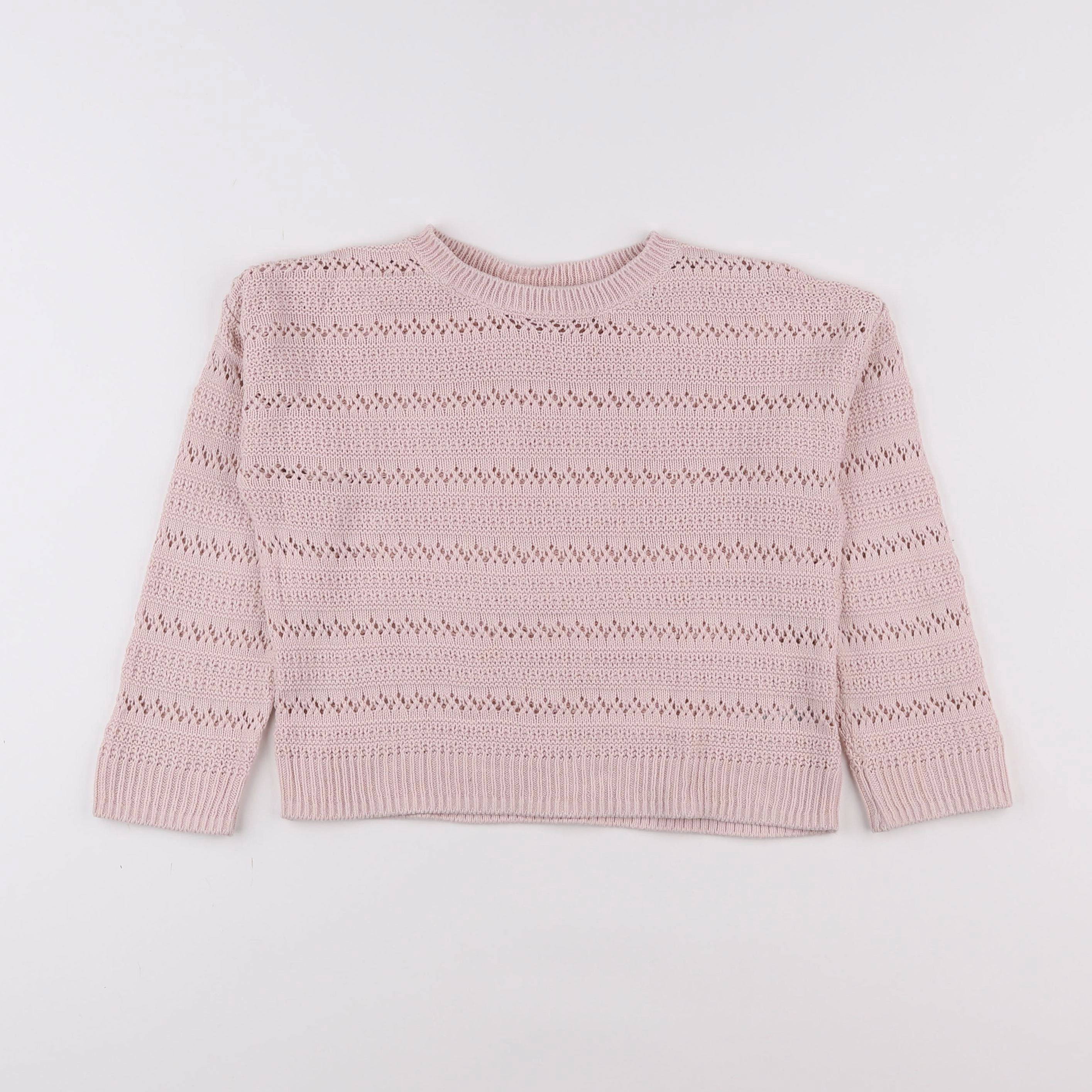 H&M - pull rose - 4/6 ans