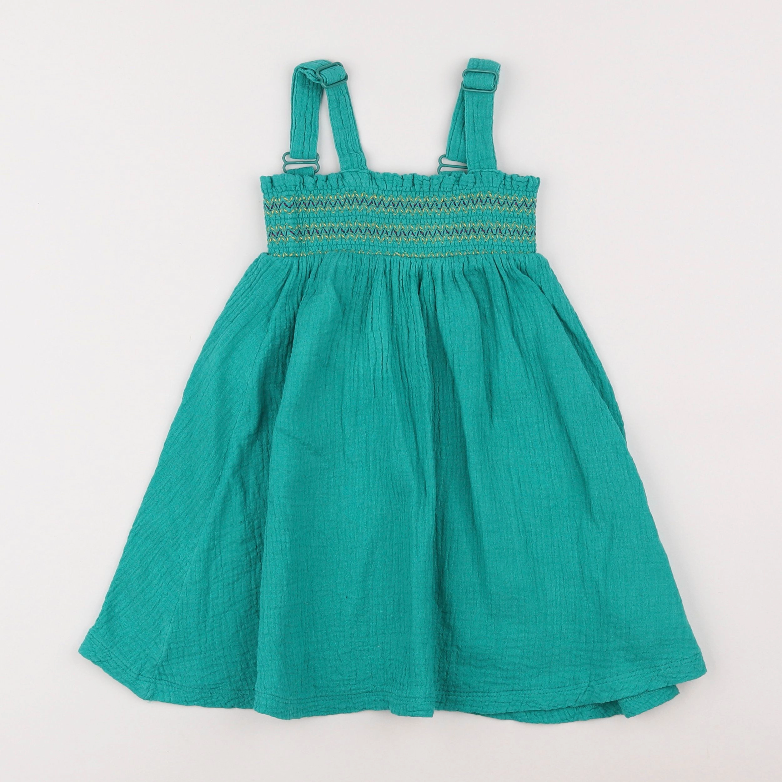 Okaidi - robe vert - 4 ans