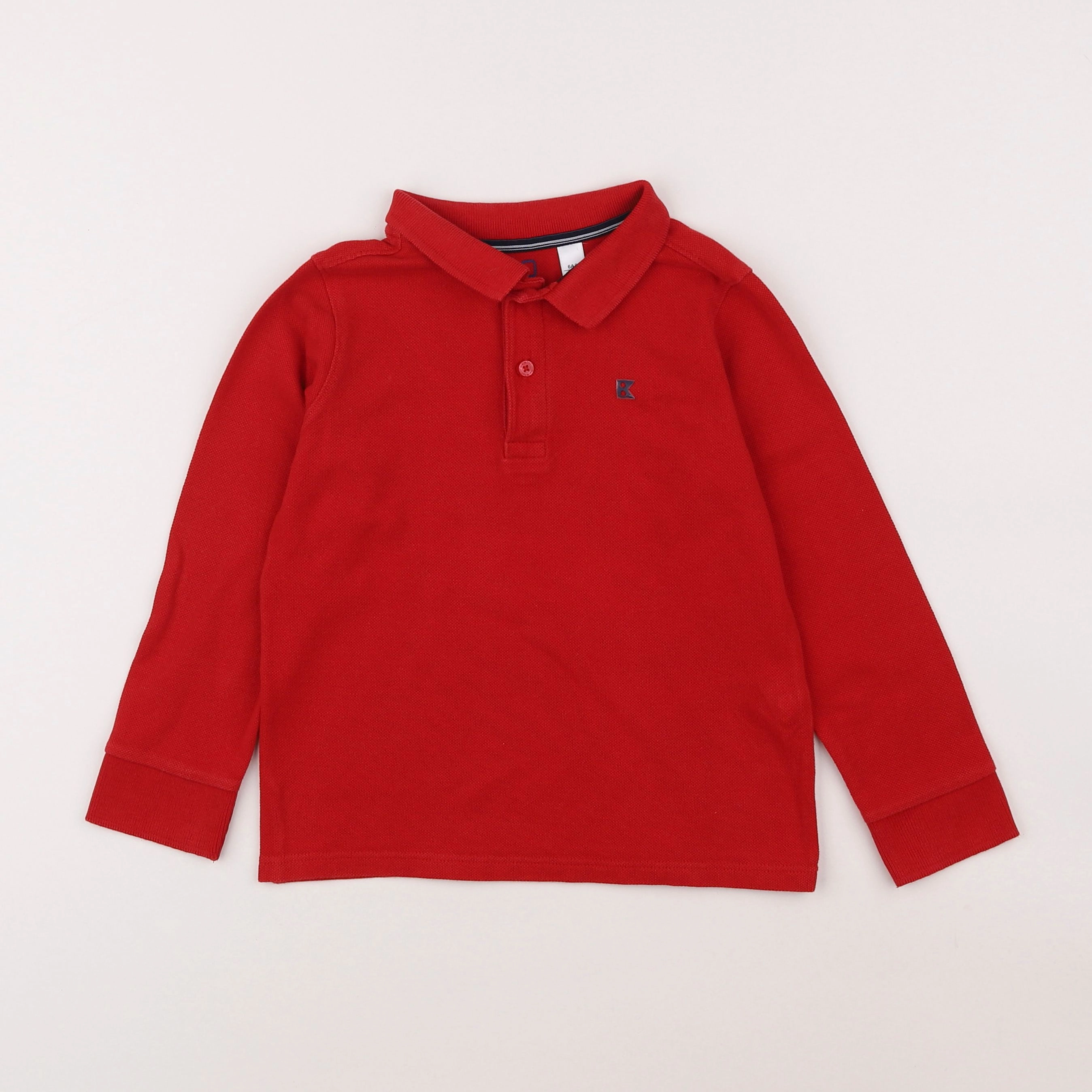 Okaidi - polo rouge - 6 ans