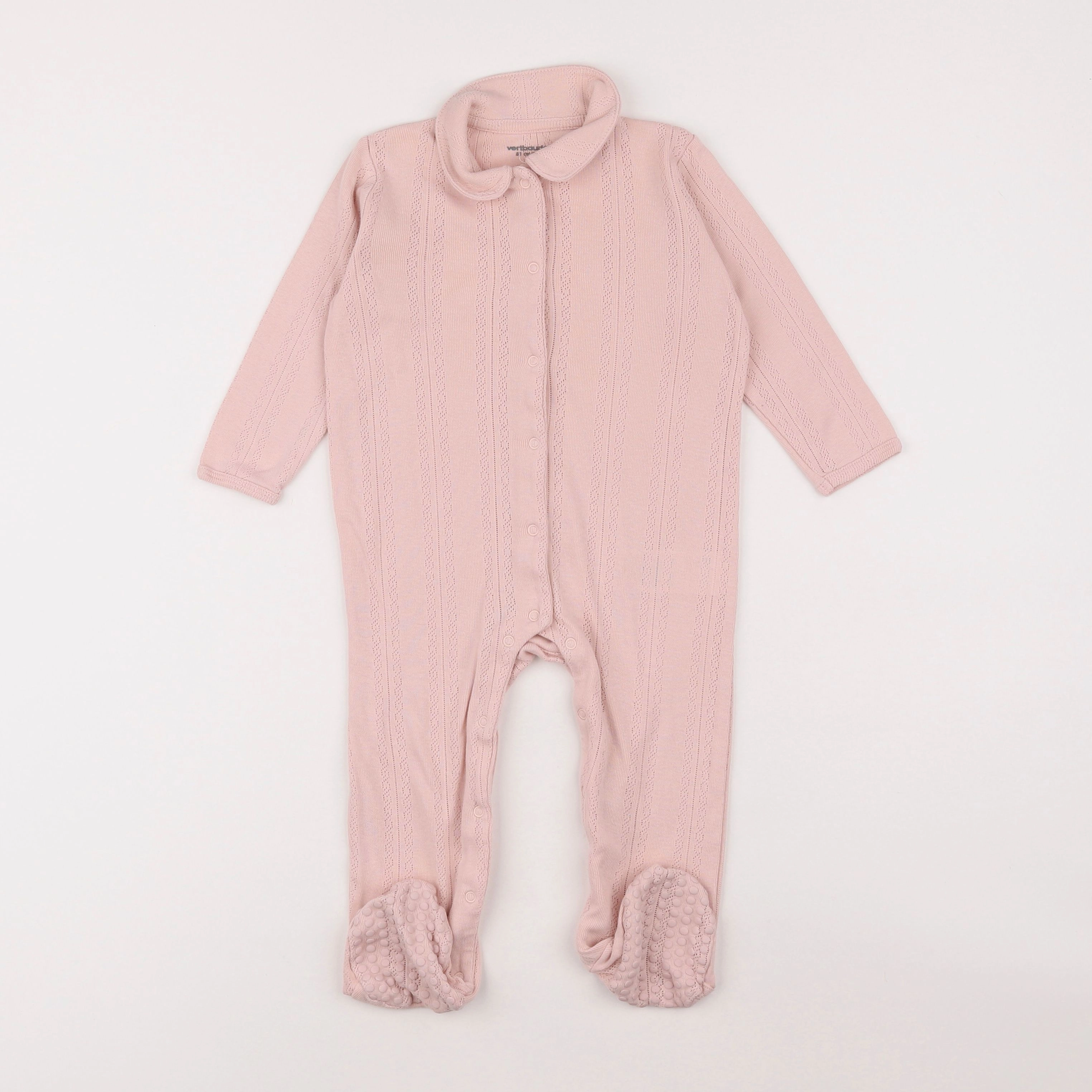 Vertbaudet - pyjama coton rose - 18 mois