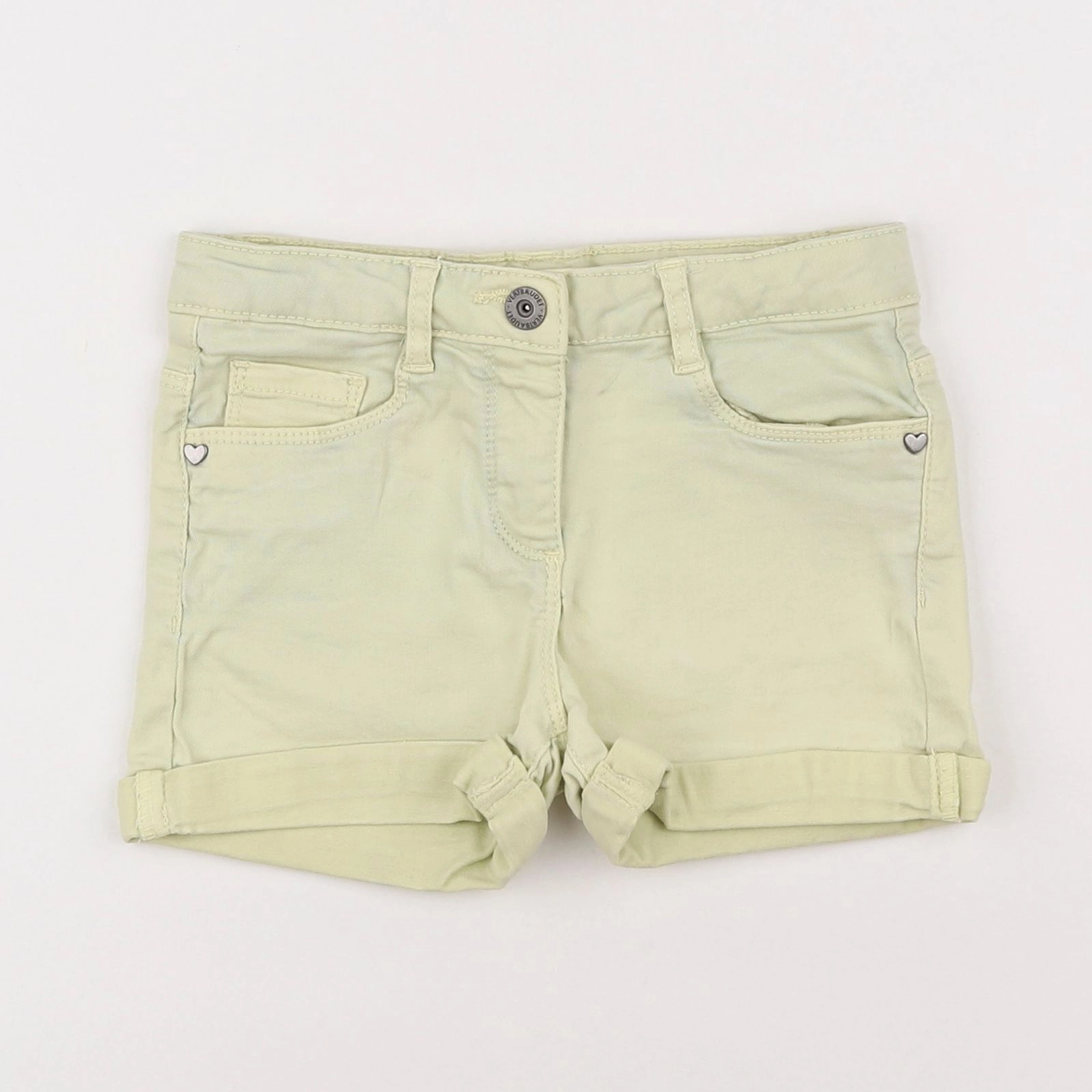 Vertbaudet - short jaune - 6 ans