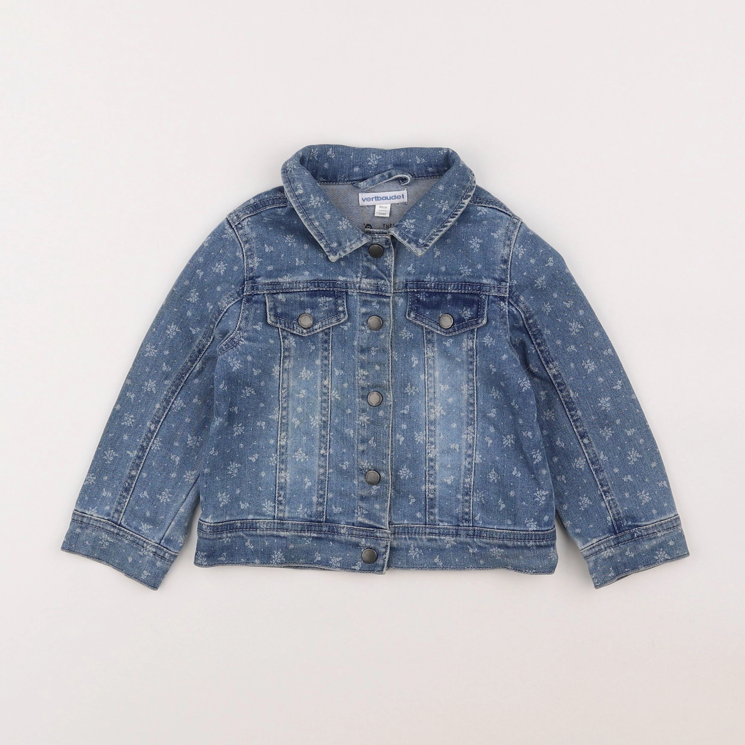 Vertbaudet - veste bleu - 2 ans