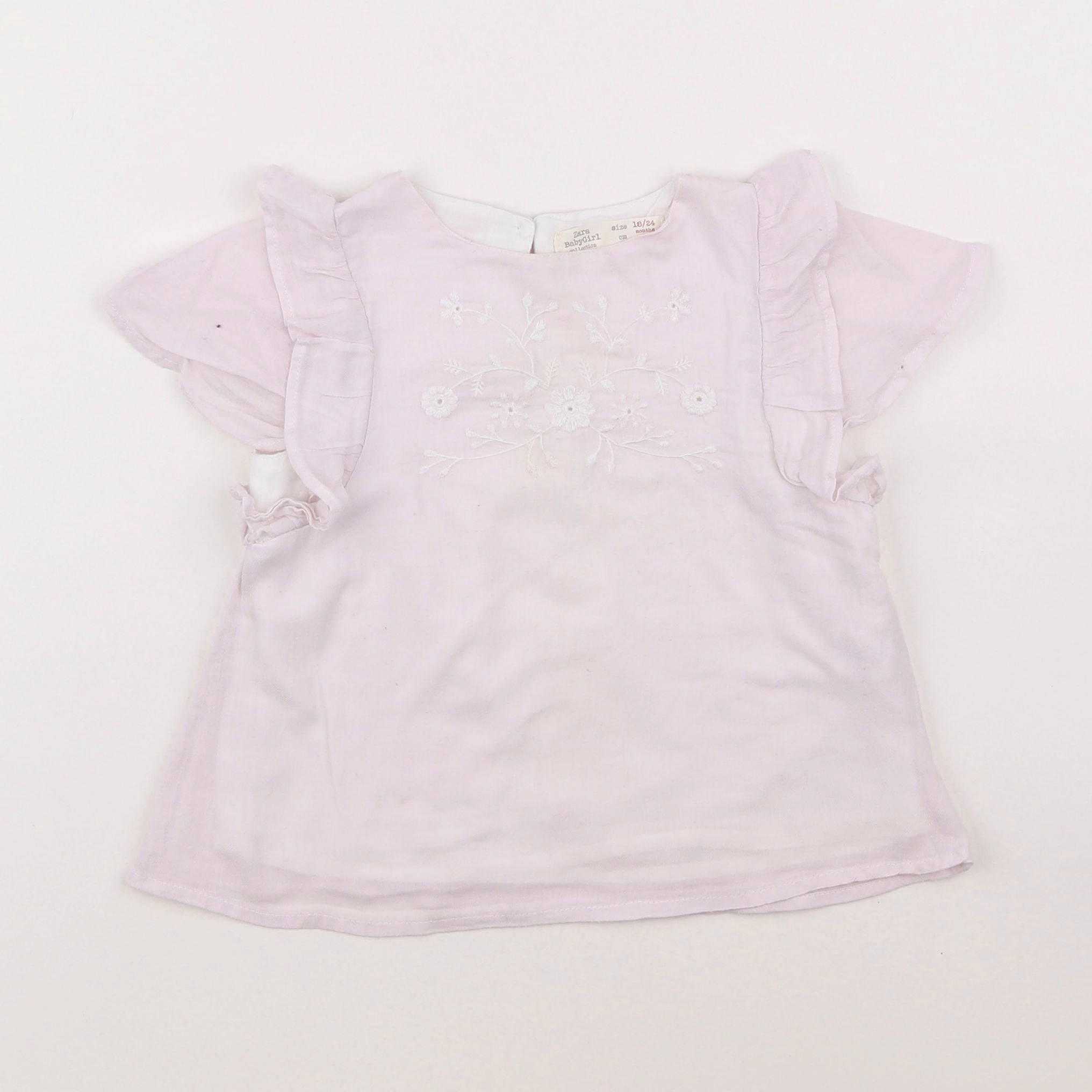 Zara - tee-shirt blanc - 18 mois à 2 ans
