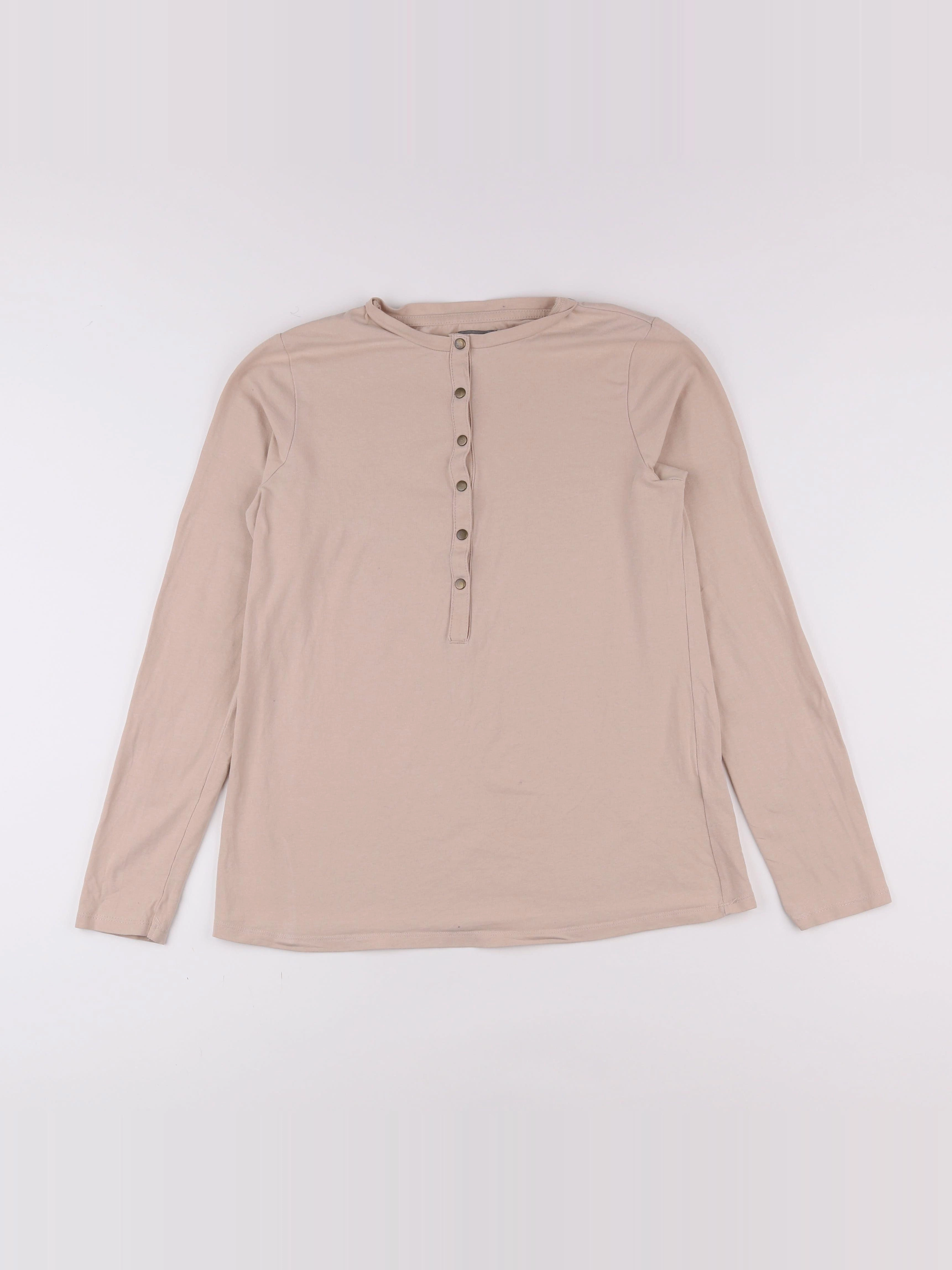 Vertbaudet - tee-shirt grossesse beige - 34 à 36
