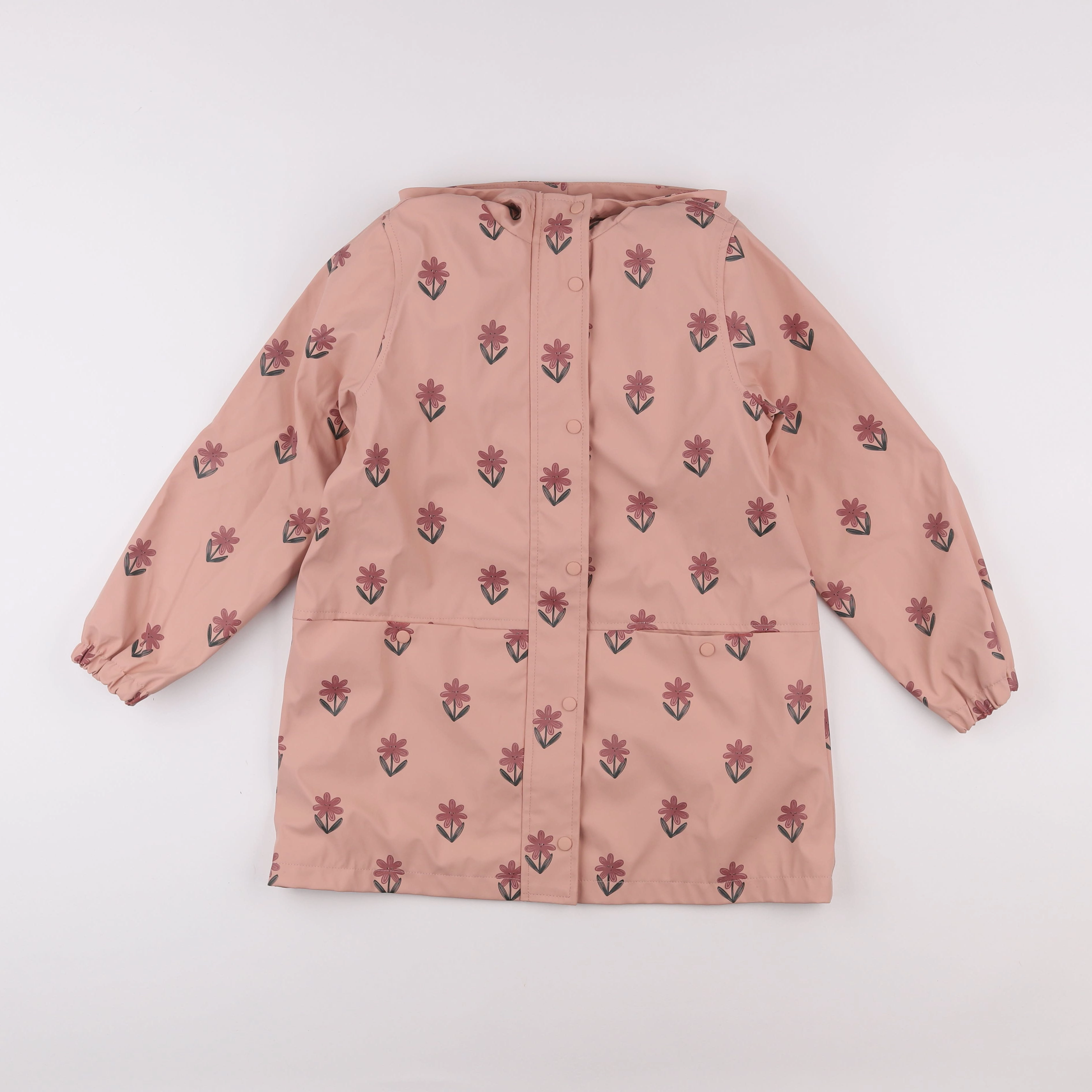 Vertbaudet - imperméable rose - 10 ans