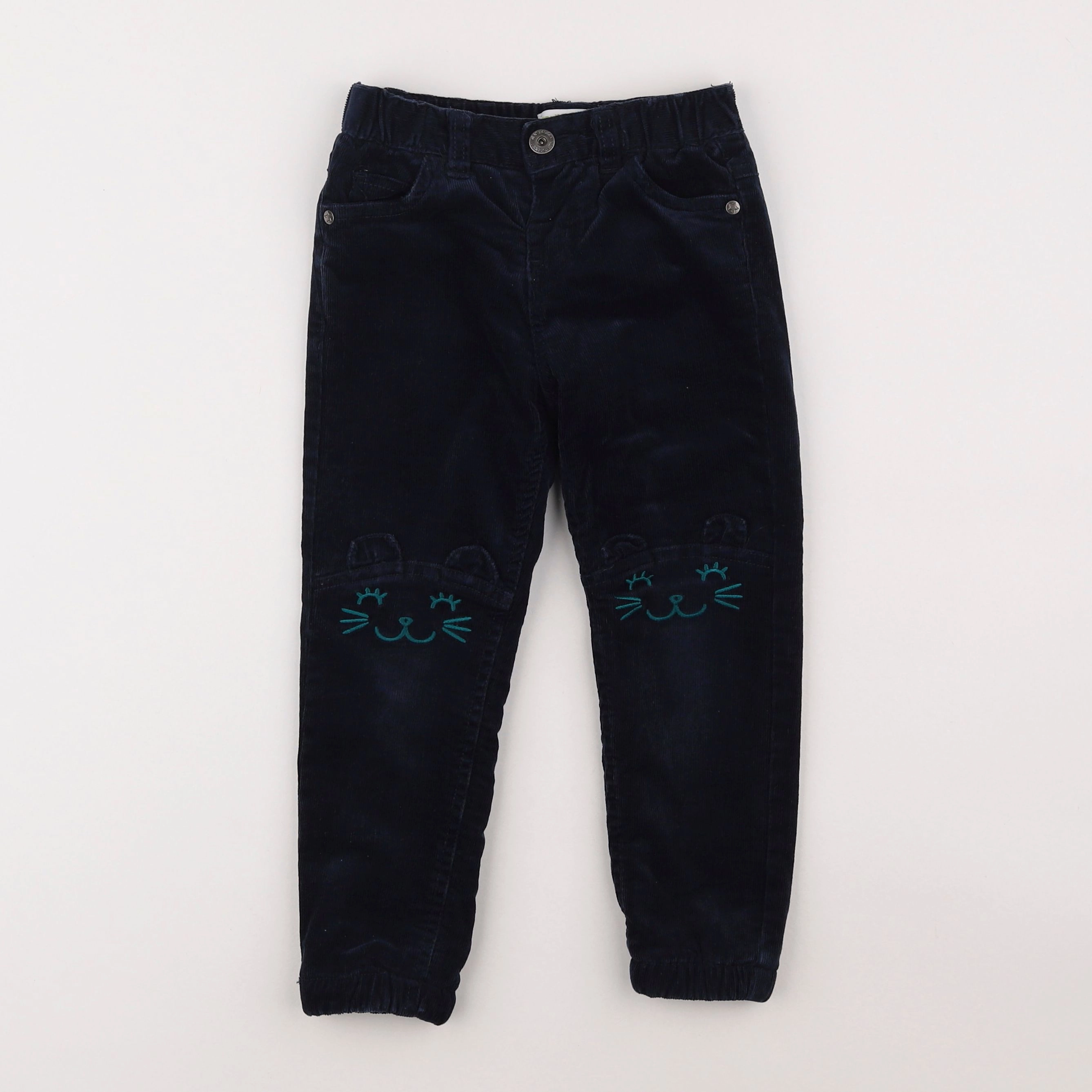 Vertbaudet - pantalon bleu - 4 ans