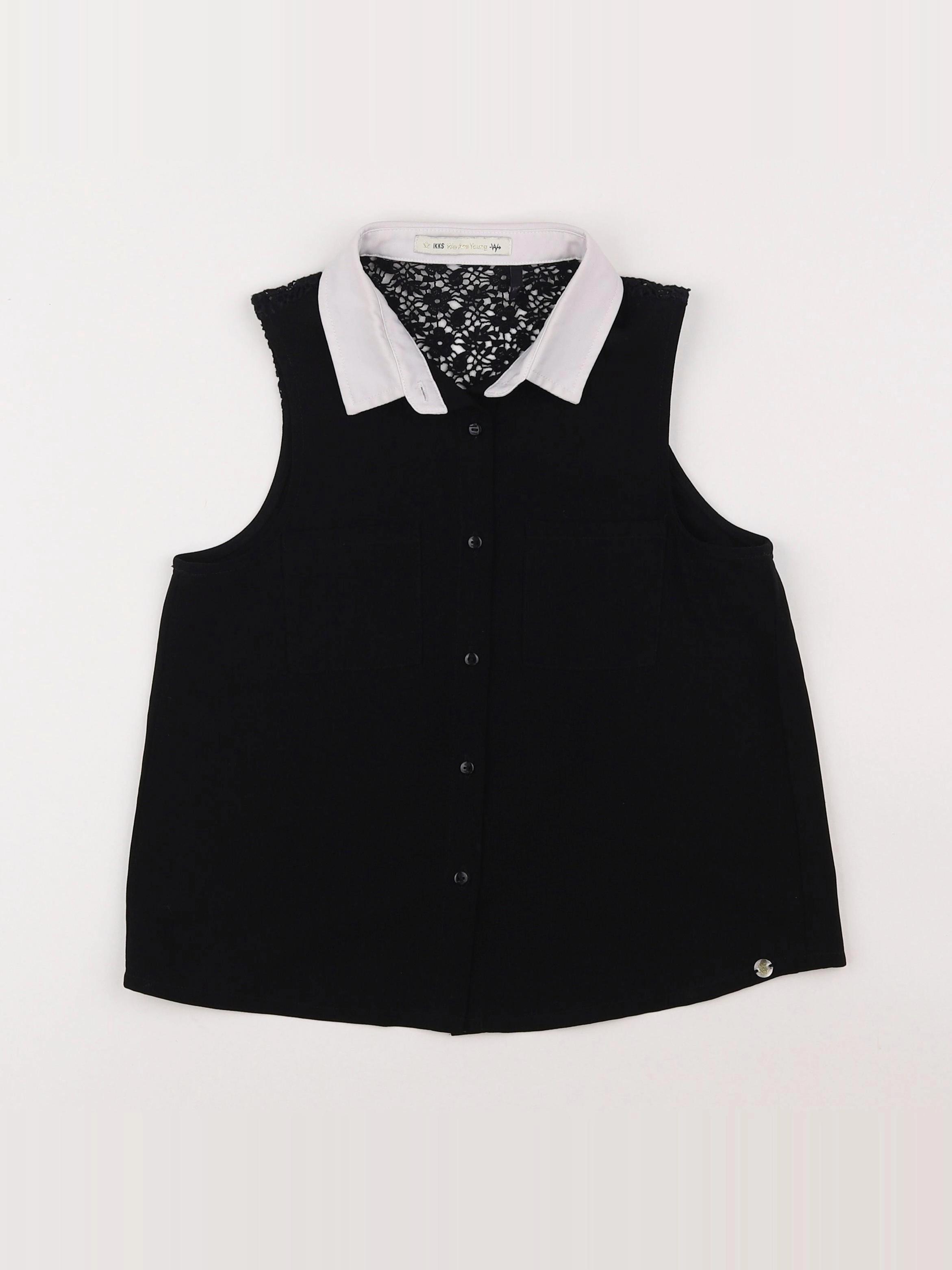 IKKS - tee-shirt noir - 10 ans