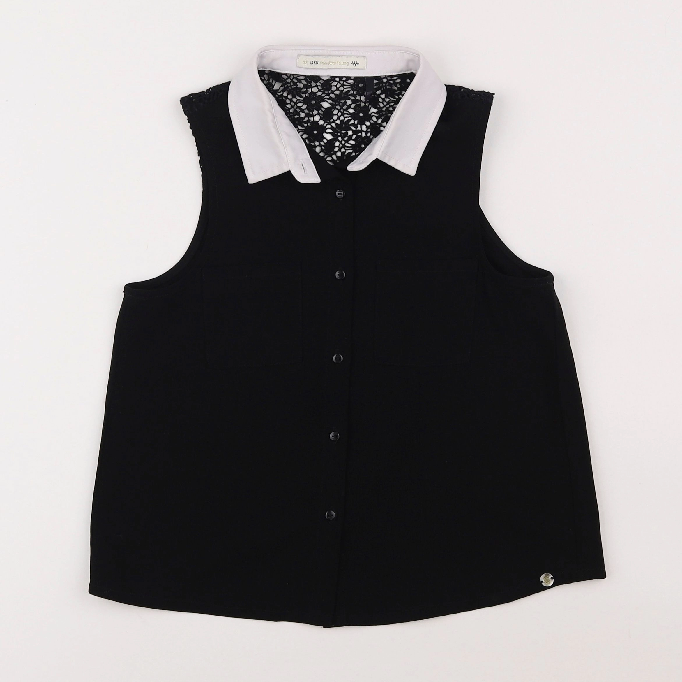 IKKS - tee-shirt noir - 10 ans