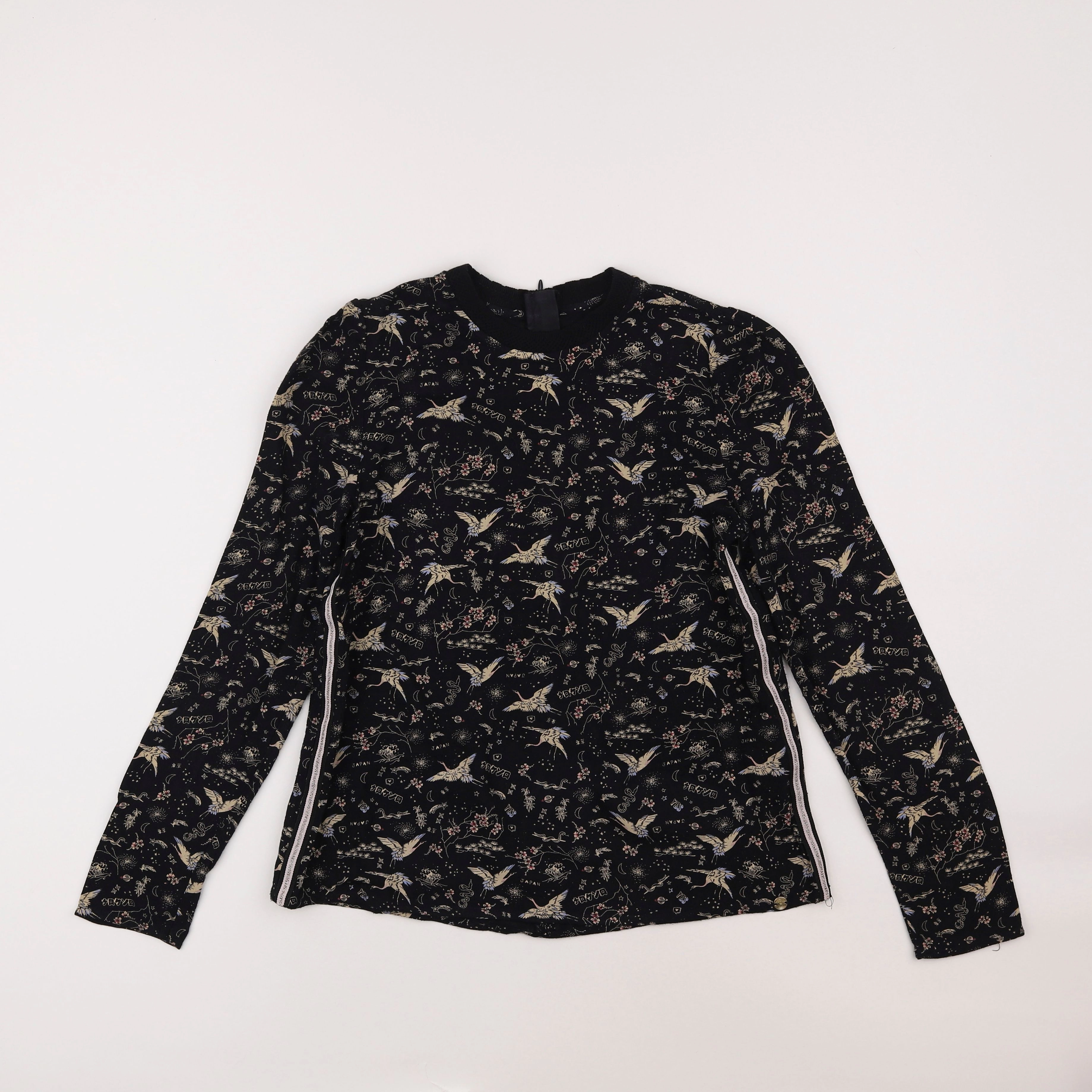 IKKS - blouse noir - 12 ans